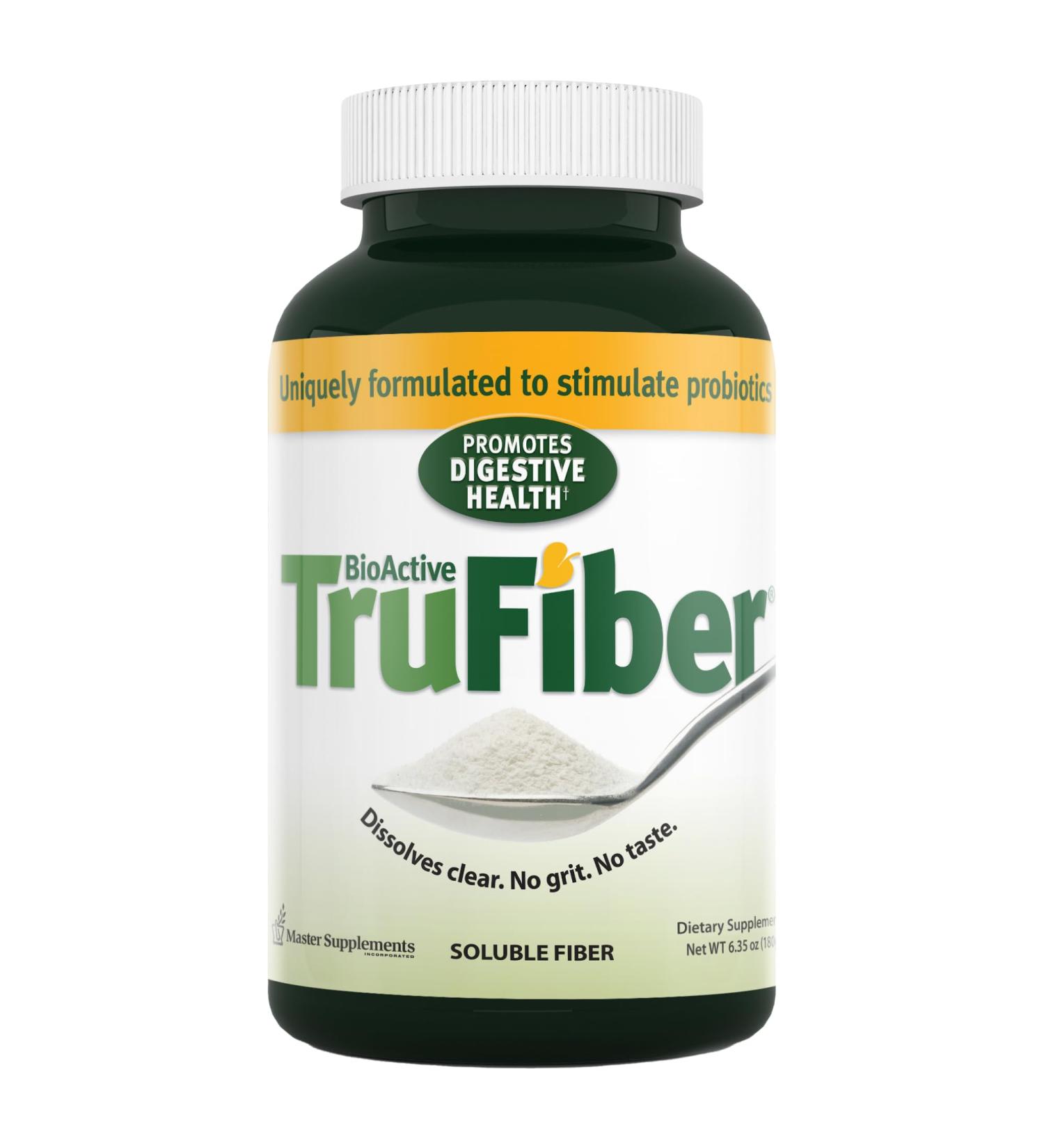 Master Supplements TruFiber - 6.35 oz - Prebiotic Fiber to Help Boost Probiotic Growth - Supports Digestive Health - Vegan Gluten Free - 50 Servings 1 - Buy Online on GoSupps.com