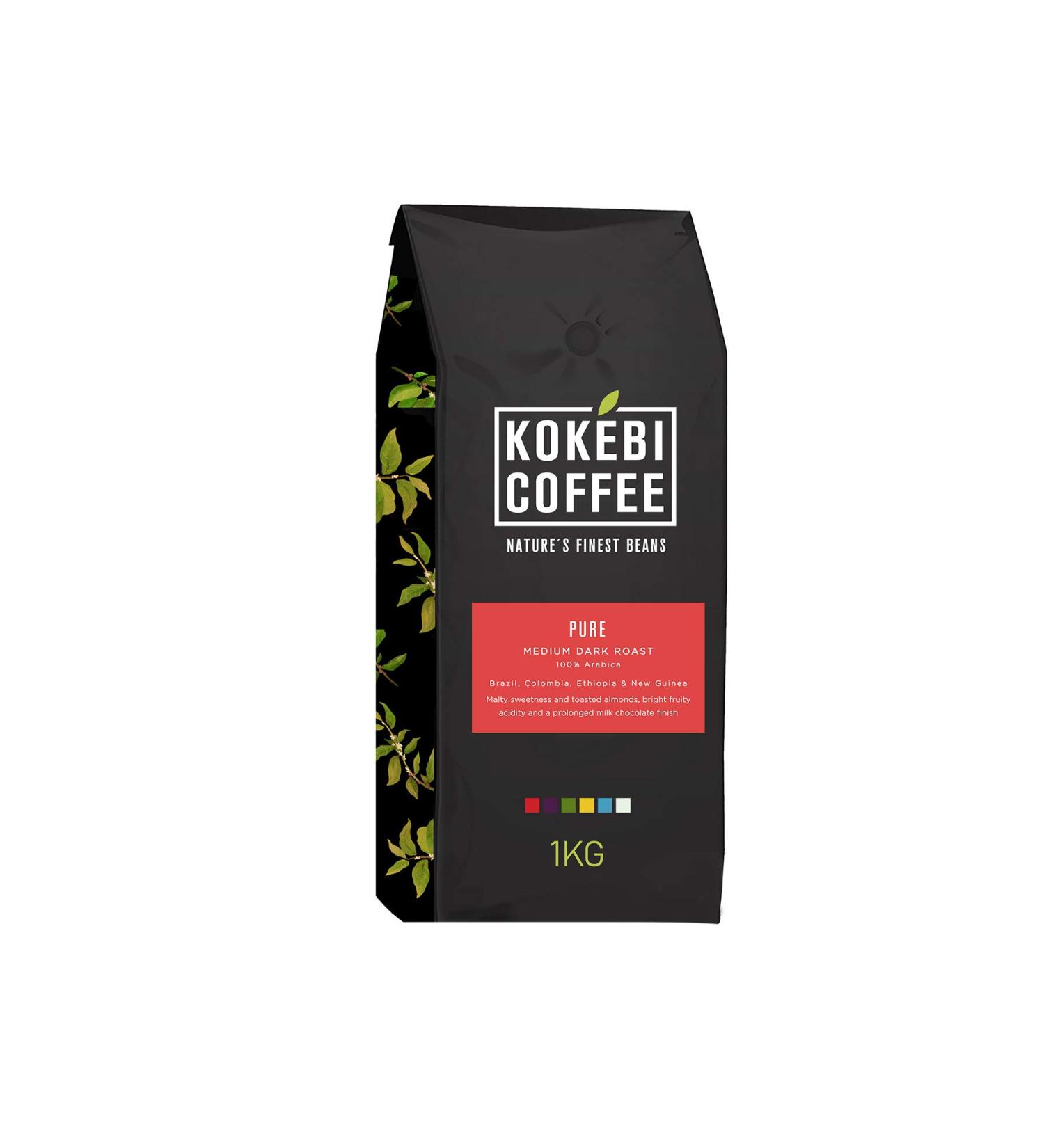 Kokebi Coffee Beans Pure 100% Arabica Fresh Roast 1 KG - Buy Online on GoSupps.com