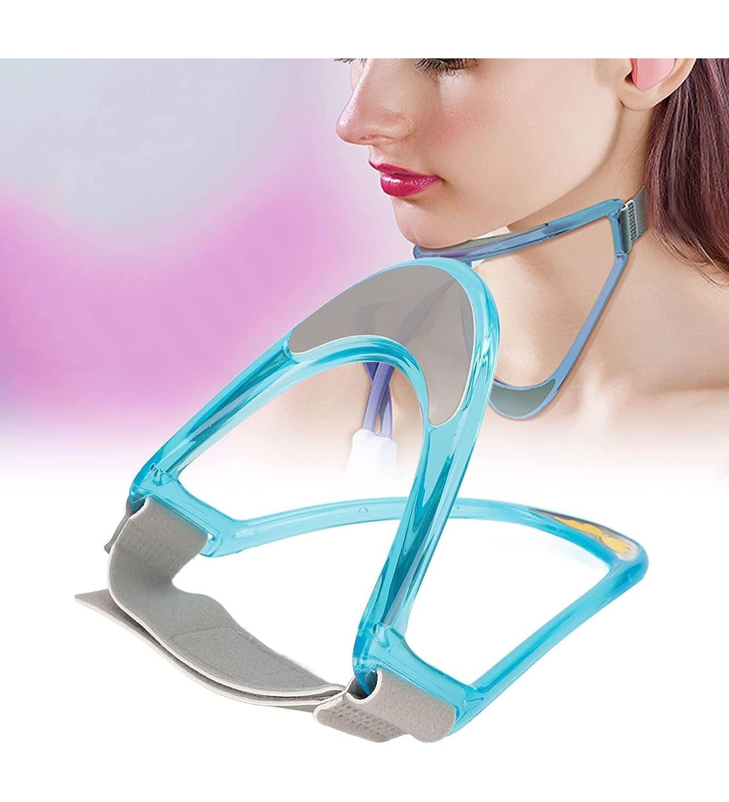 Safwel Cervical Spine Traction Device - Stylish Neck Support for Pain Relief at Home & Office (Blue) - Buy Online on GoSupps.com