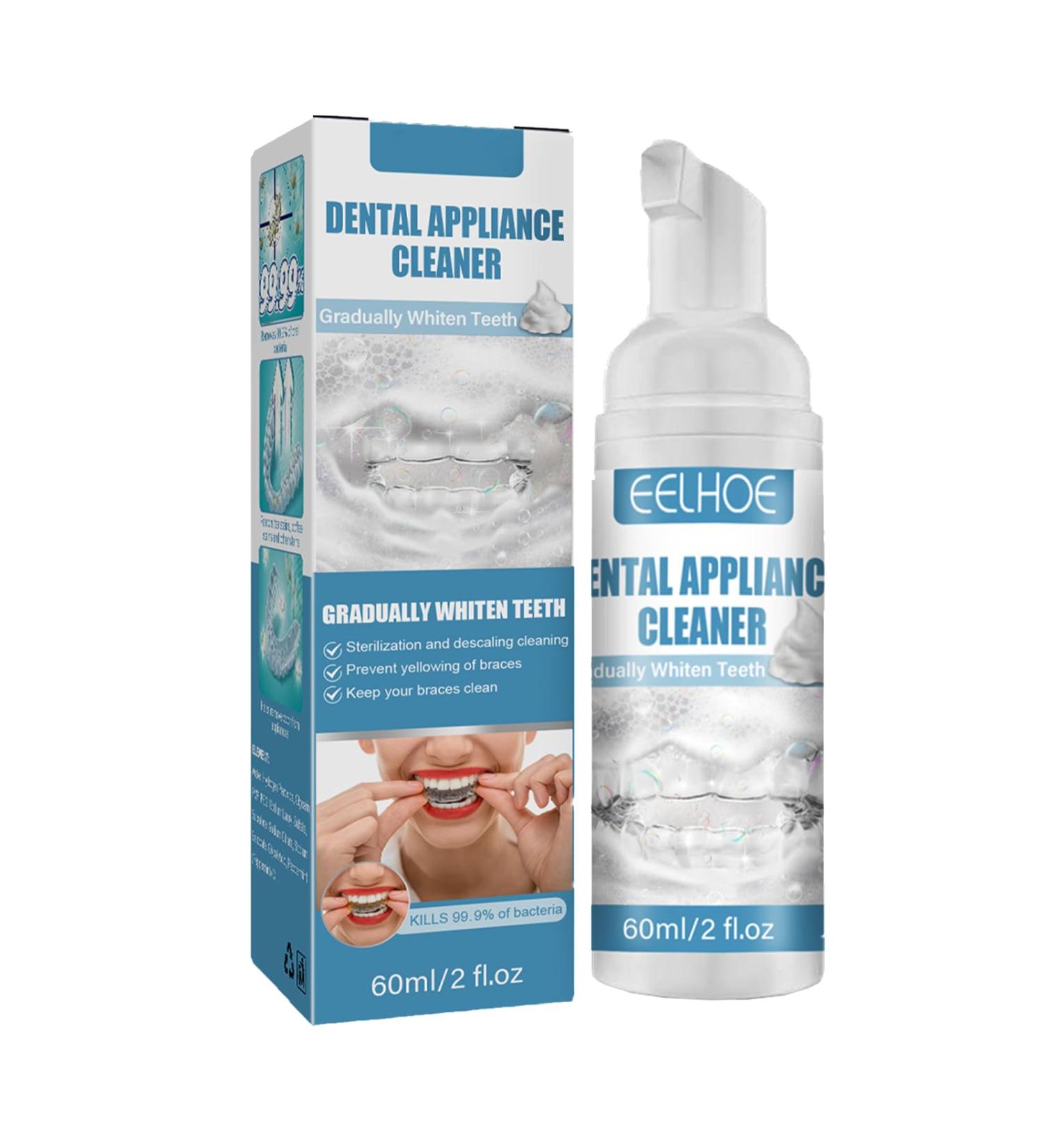  Mnozreo Mnozreo Retainer Mouthguard Cleaning Foam Mouthguard Cleaning Foam Whitening Foam for Mouthguards - Buy Online on GoSupps.com