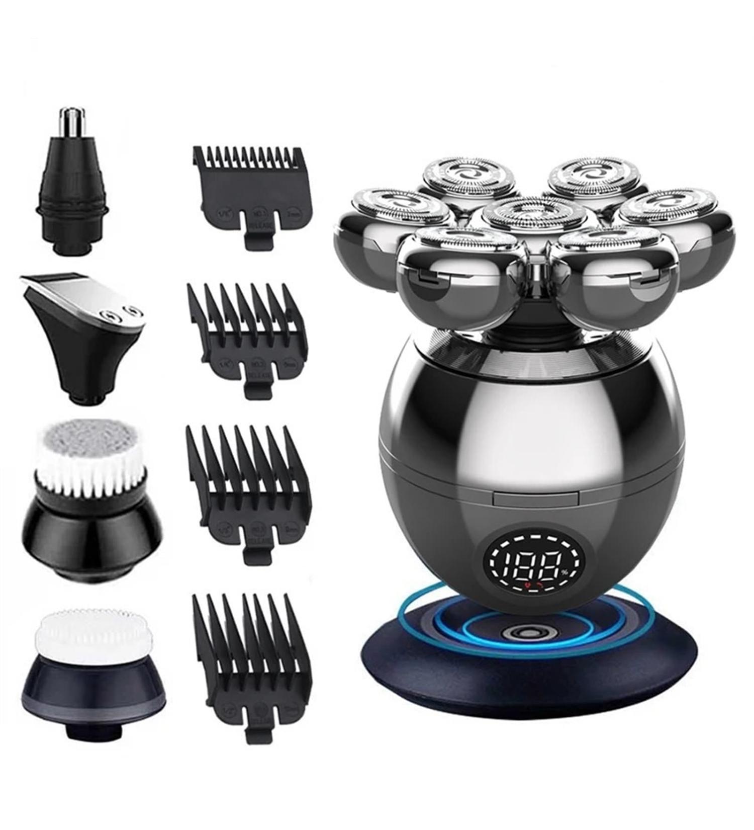 Hohota 1 Set Electric Shaver 7D Floating Cutter Head Base Charging Portable Men Beard Shaver Shaving - Buy Online on GoSupps.com