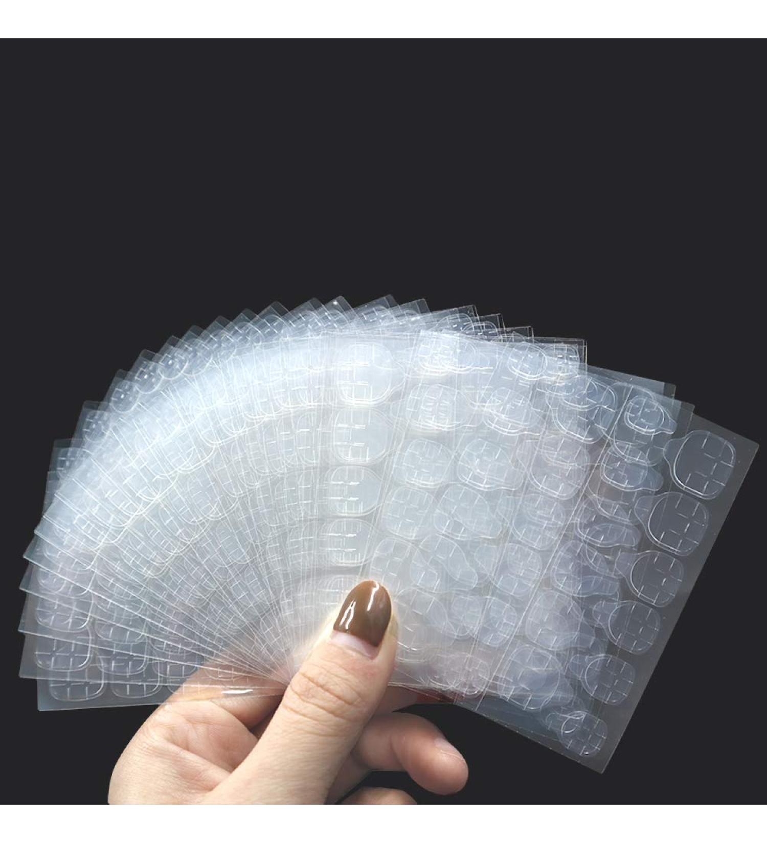 600 PCS Double Sided Nail Adhesive Tabs - Transparent Fake Nail Glue Stickers - Manicure Supplies (25 Sheets) - Buy Online on GoSupps.com