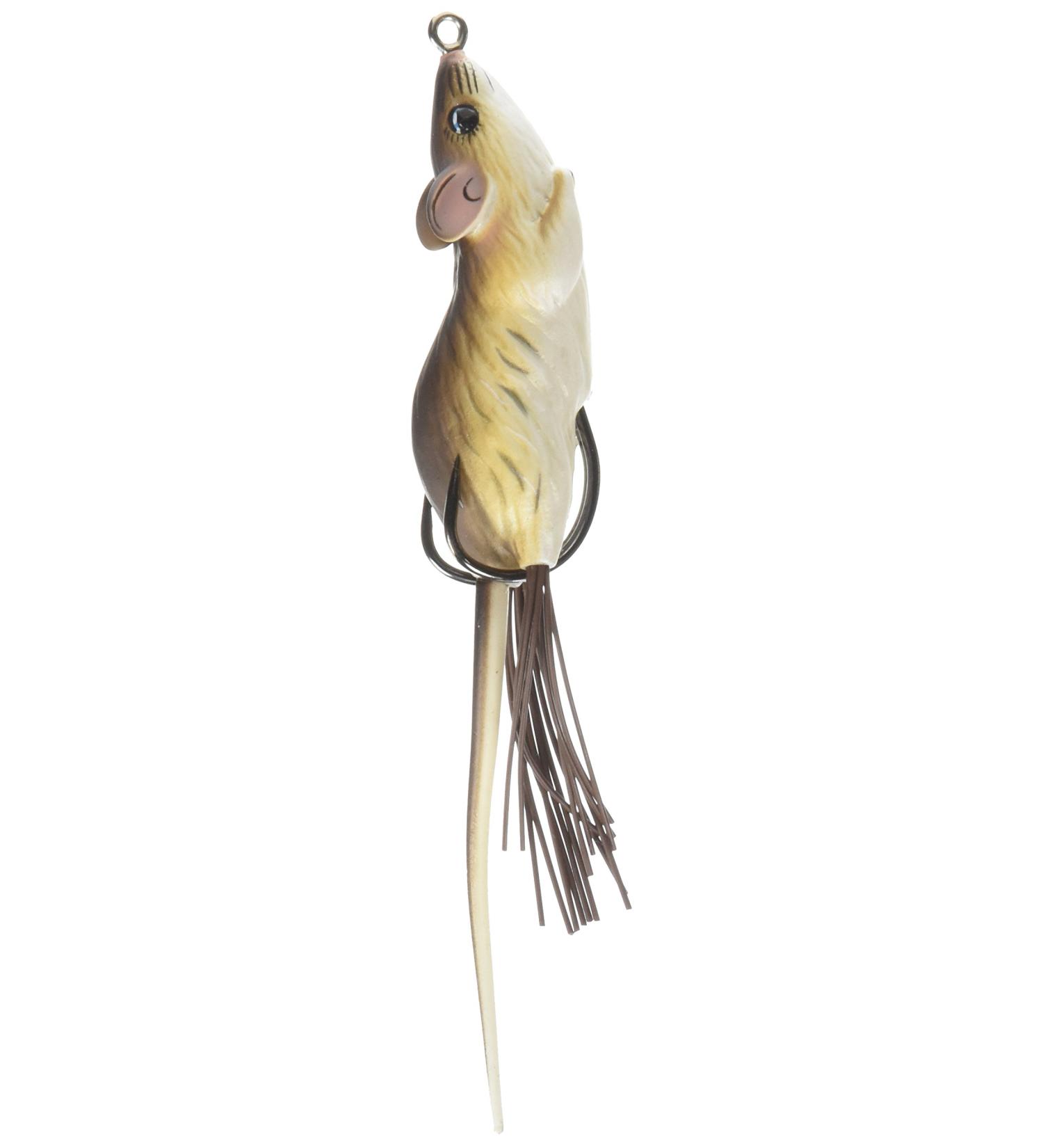 Livetarget Hollow Body Mouse Brown White 2.25"