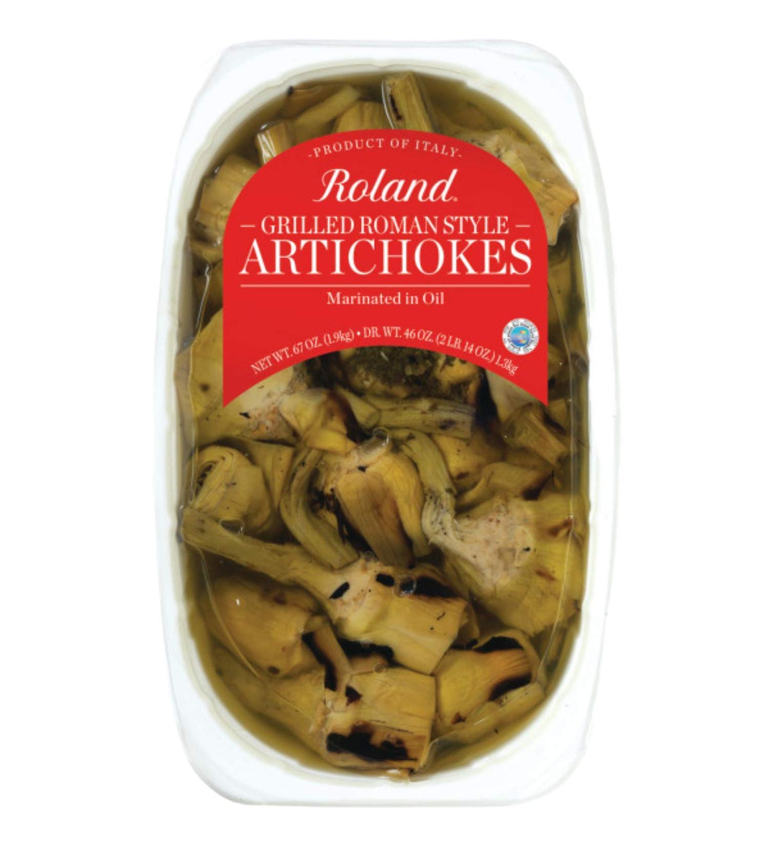 Roland Foods Grilled Roman Style Artichoke Hearts Marinated in Oil  Specialty Imported Food  67-Ounce Package - Buy Online on GoSupps.com