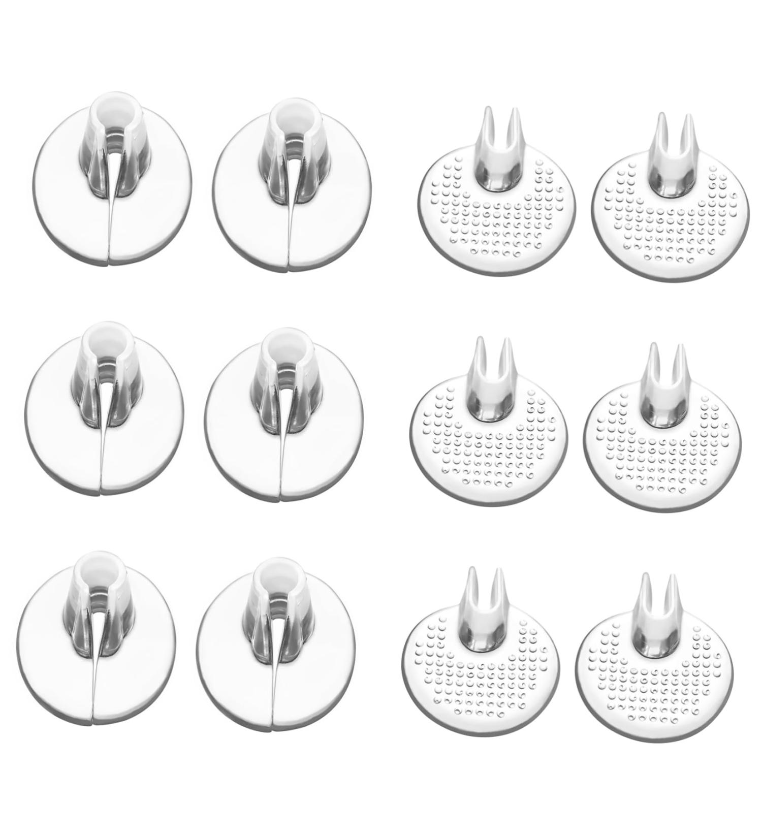 Healeved 12 Pairs Clear Heels for Women - Non-Slip Silicone Thong Sandals & Foot Pads for Comfort & Style - Buy Online on GoSupps.com