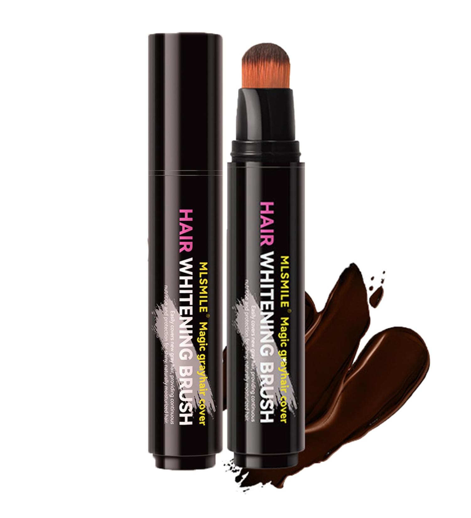 Hair Root Touch Up Stick Temporary Hair Dye Pen Brush Instant Hair Dye Touch Up Roots Quick Dry Cover Root Concealer Stick Disposable Portable Hairline Press-In Hair Colour Stick(Coffee) - Buy Online on GoSupps.com