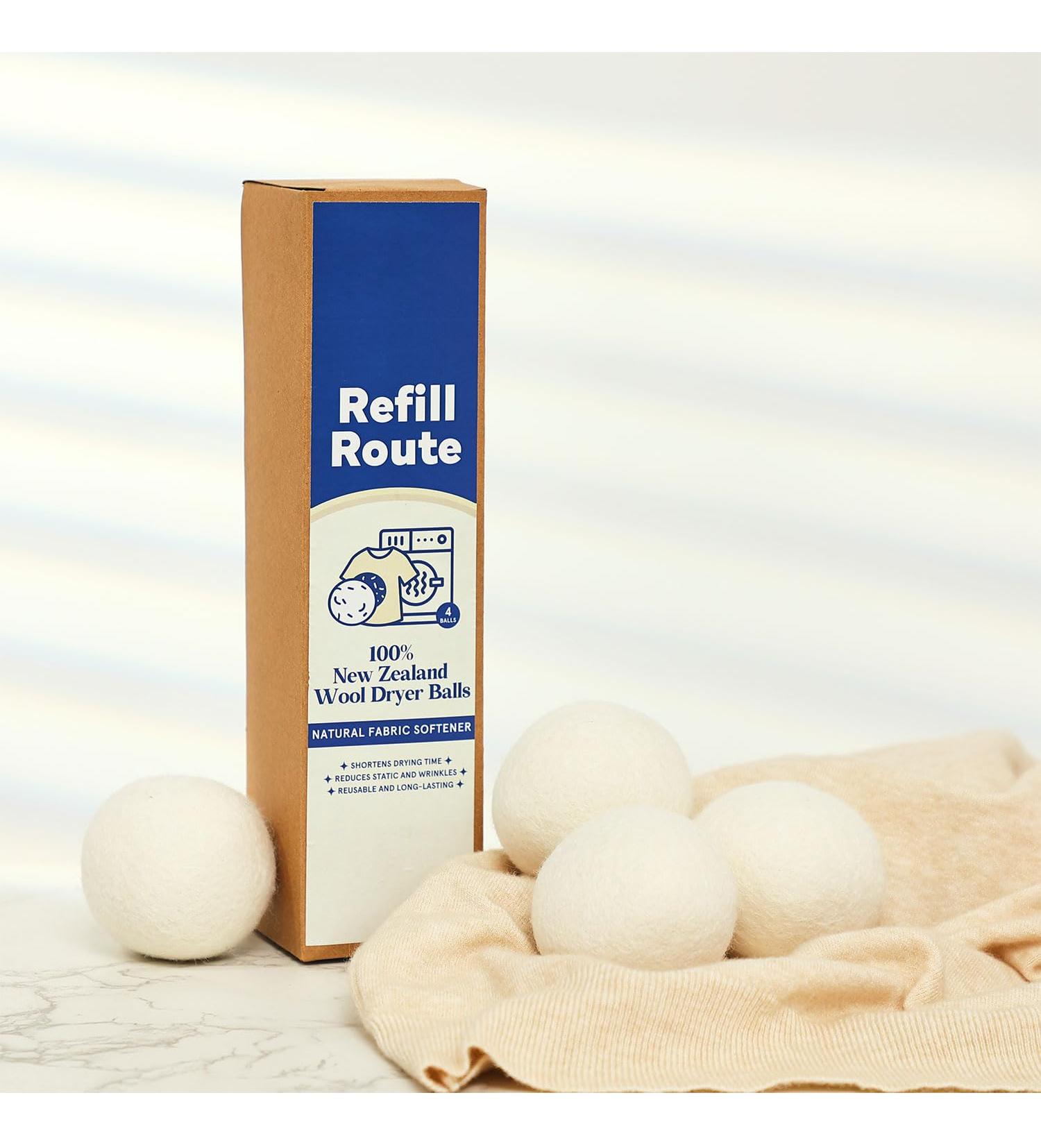 Organic Wool Dryer Balls - Reusable Natural Fabric Softener | Eco-Friendly Reduces Wrinkles | Set of 4 - Shipping Worldwide - Buy Online on GoSupps.com