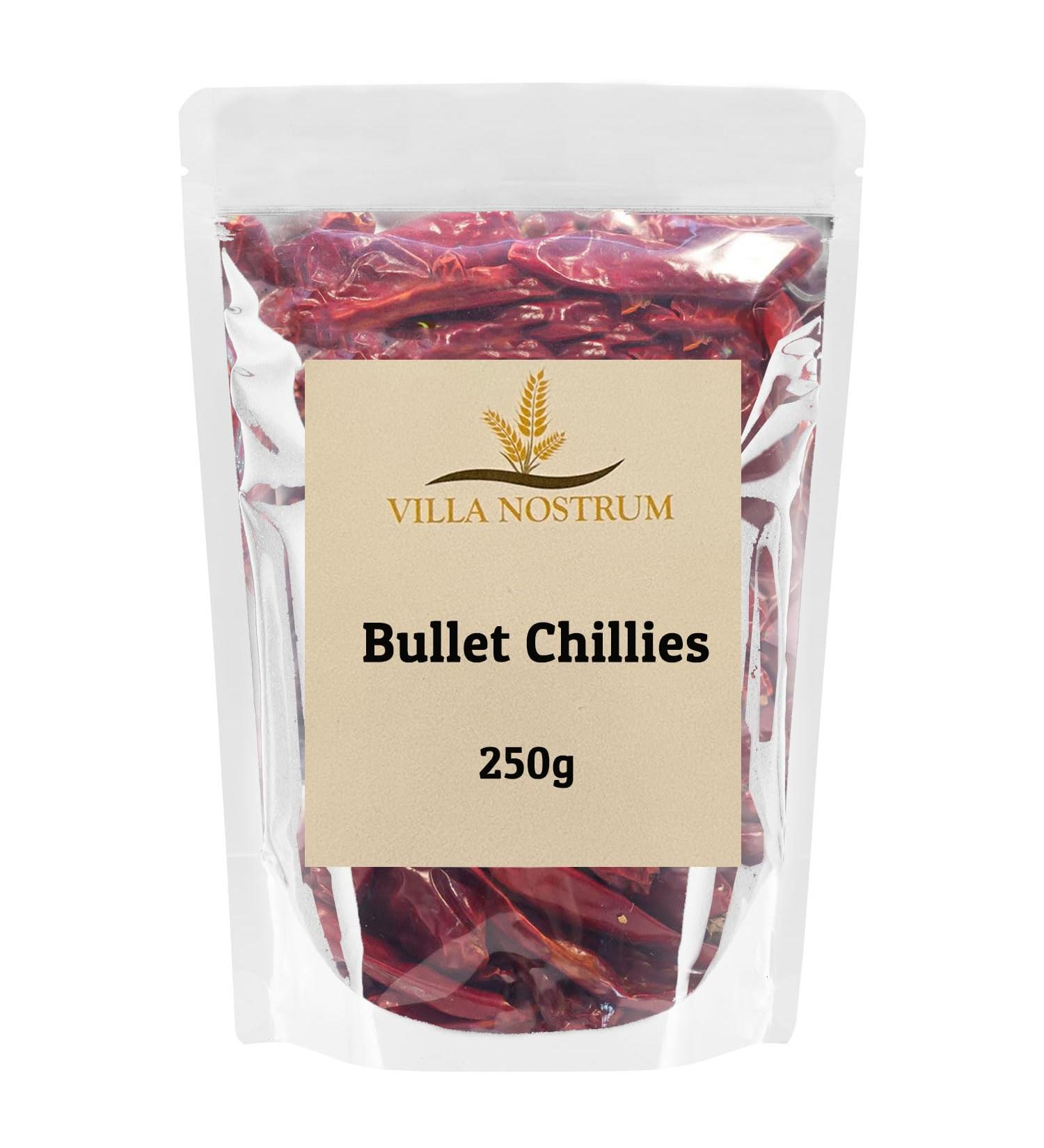 Bullet Chillies 250g by Villa Nostrum