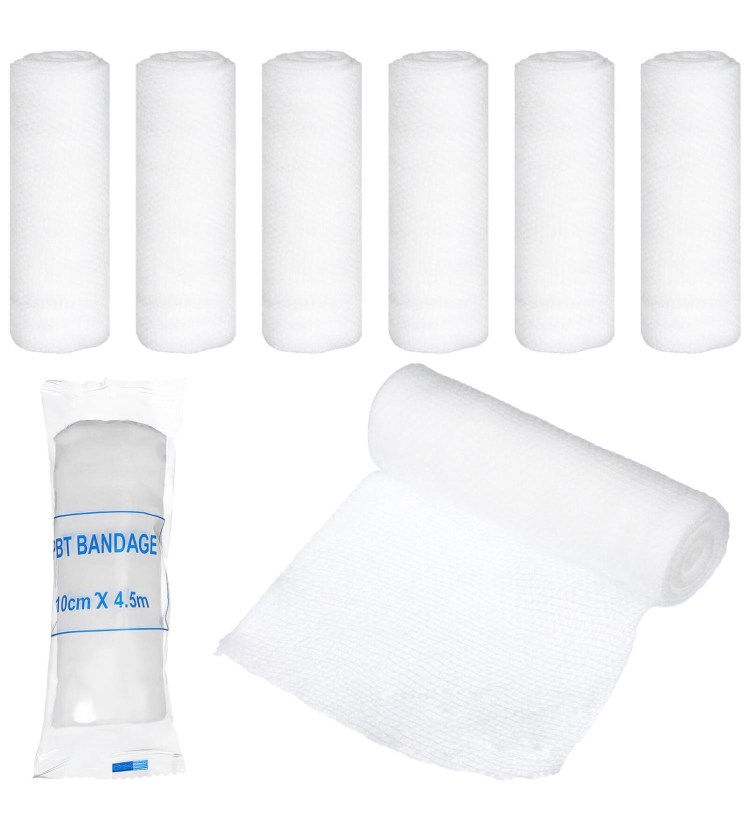 Buy Healeved 24 Individually Wrapped Gauze Rolls - Flexible Fabric Medical Bandages for First Aid | International Shipping - Buy Online on GoSupps.com