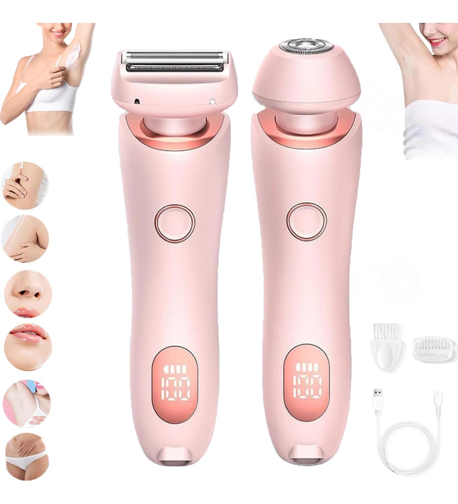 Beautibloom Razor 2024 Best Silk Glide Razor Livora Electric Razor 2 in 1 Electric Shaver Razors for Women Bikini Trimmer for Women for Face Body Leg Underarm Arm (Pink) - Buy Online on GoSupps.com