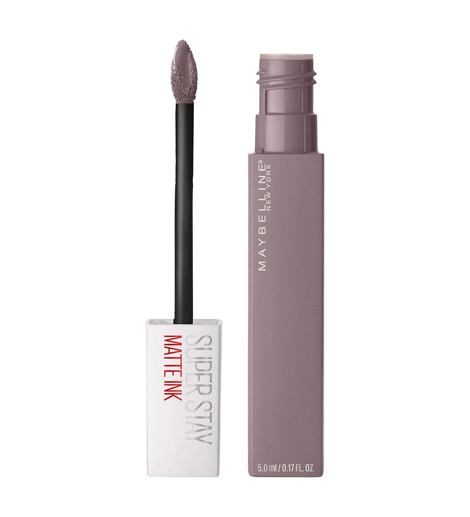 Maybelline Super Stay Matte Ink Liquid Lipstick - Huntress, Muted Grey | Long Lasting Color | Up to 16H Wear | 0.17 Fl Oz - Buy Online on GoSupps.com