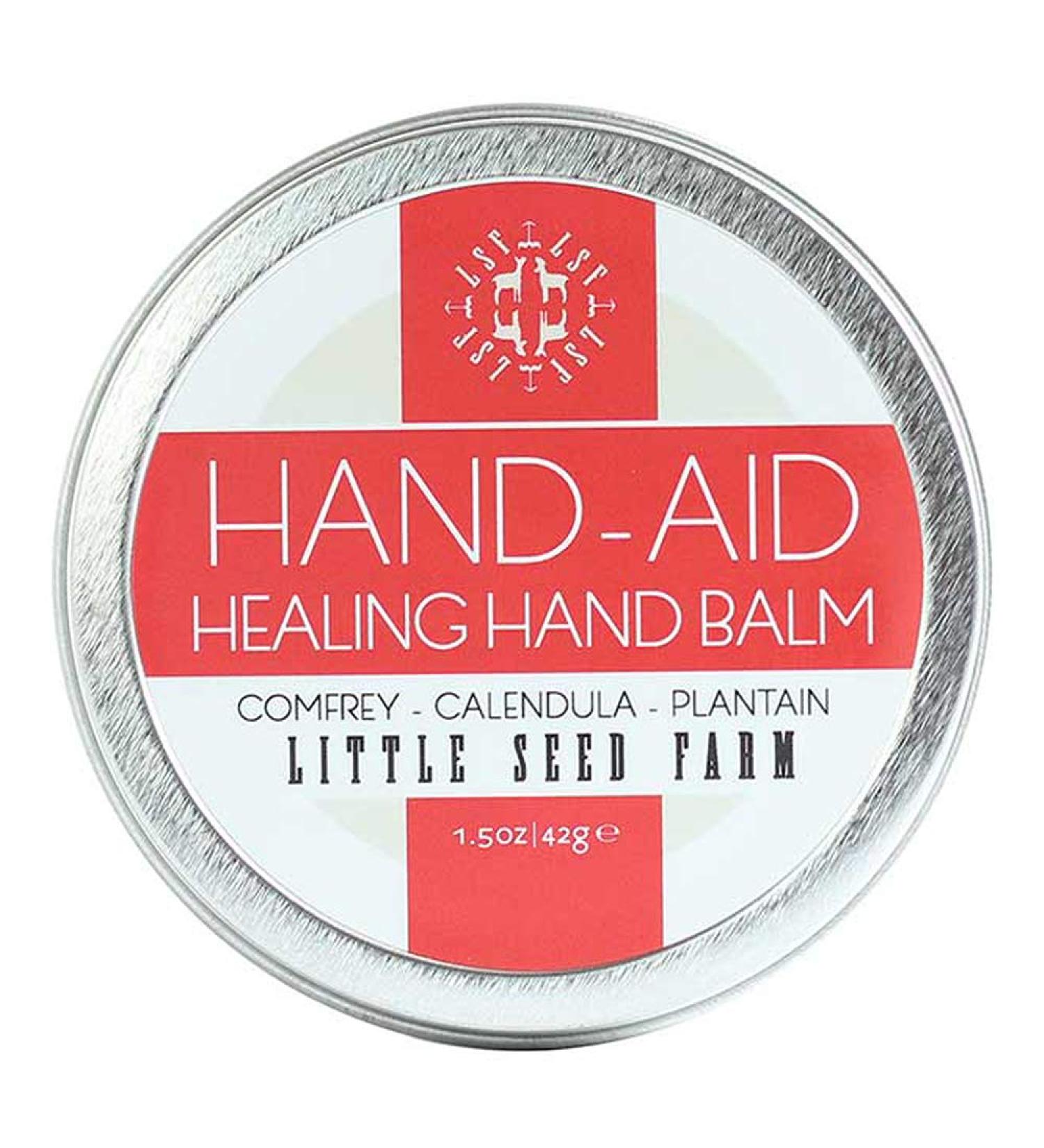Little Seed Farm Hand-aid Healing Hand Balm 1.5 oz - Natural Moisturizer for Dry Hands - Organic Skin Care - Buy Online on GoSupps.com