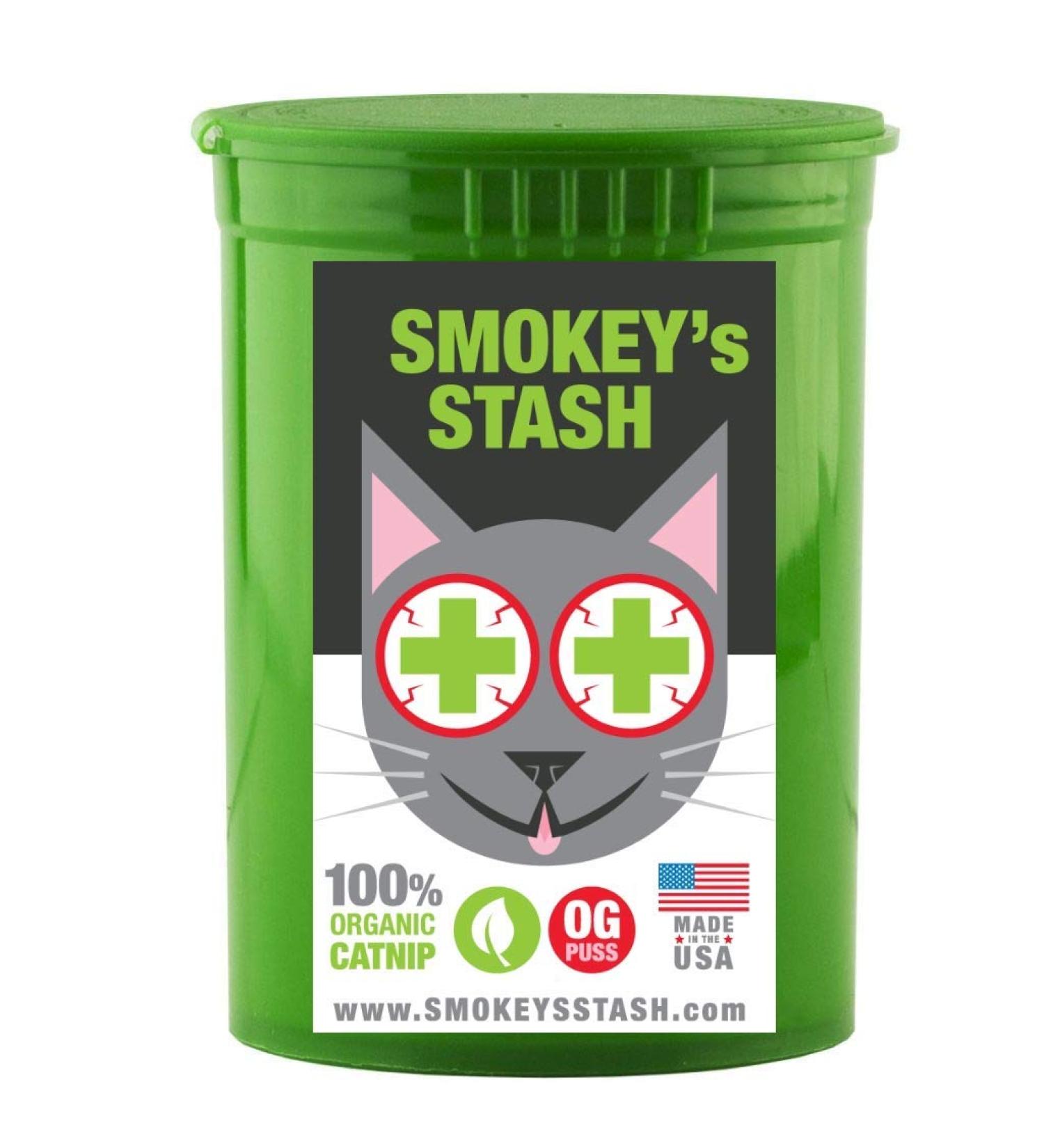 Organic Catnip for Cats - Smokey's Stash OG Puss Potent Catnip (1 Pack) - Buy Online on GoSupps.com