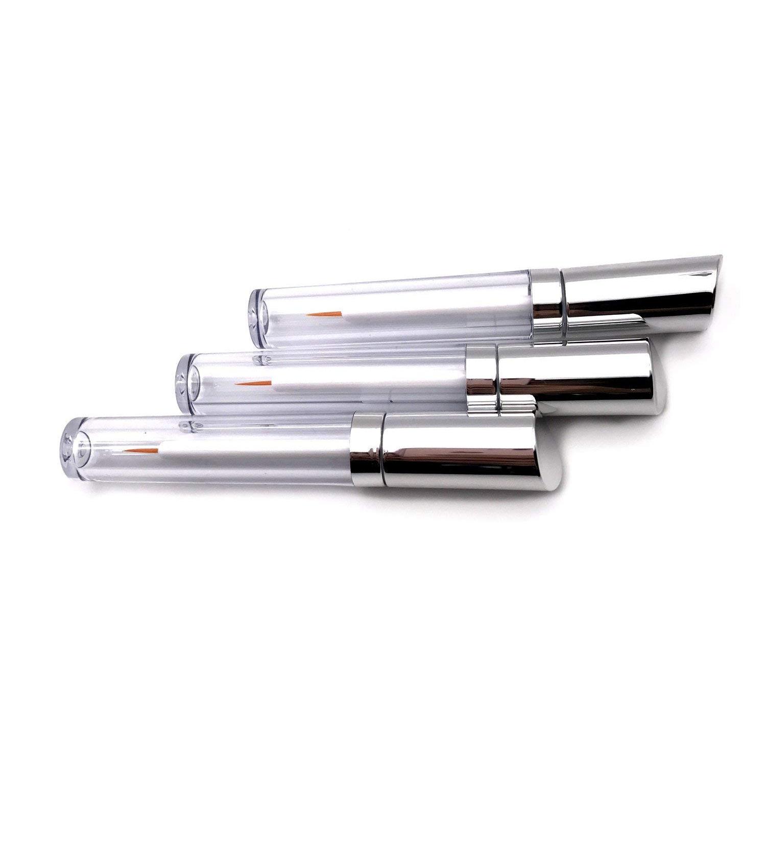 2pcs 5ml Acrylic Empty Eyelash/Eyebrow Growth Serum Vials with Wand Applicators - Buy Online on GoSupps.com