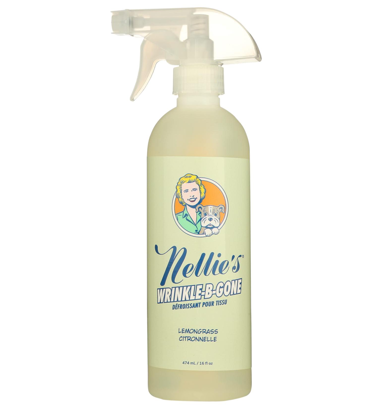 Nellie s All-Natural Wrinkle-B-Gone Lemongrass Scent - Certified Organic 16 oz (Pack of 6) | International Shipping Available - Buy Online on GoSupps.com