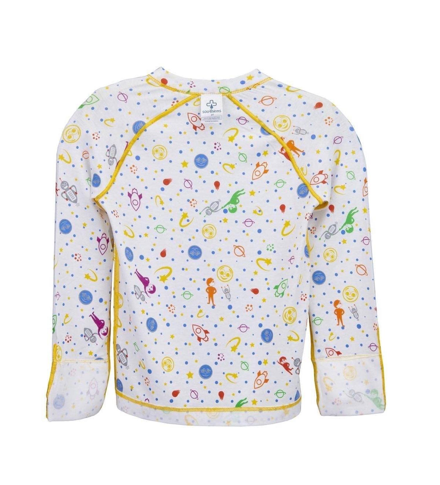 Children's Itch Relief Eczema Shirt with No Scratch Mitts for Moderate to Severe Treatment - Wet Wraps Clothing for Kids (Size 10) - Buy Online on GoSupps.com