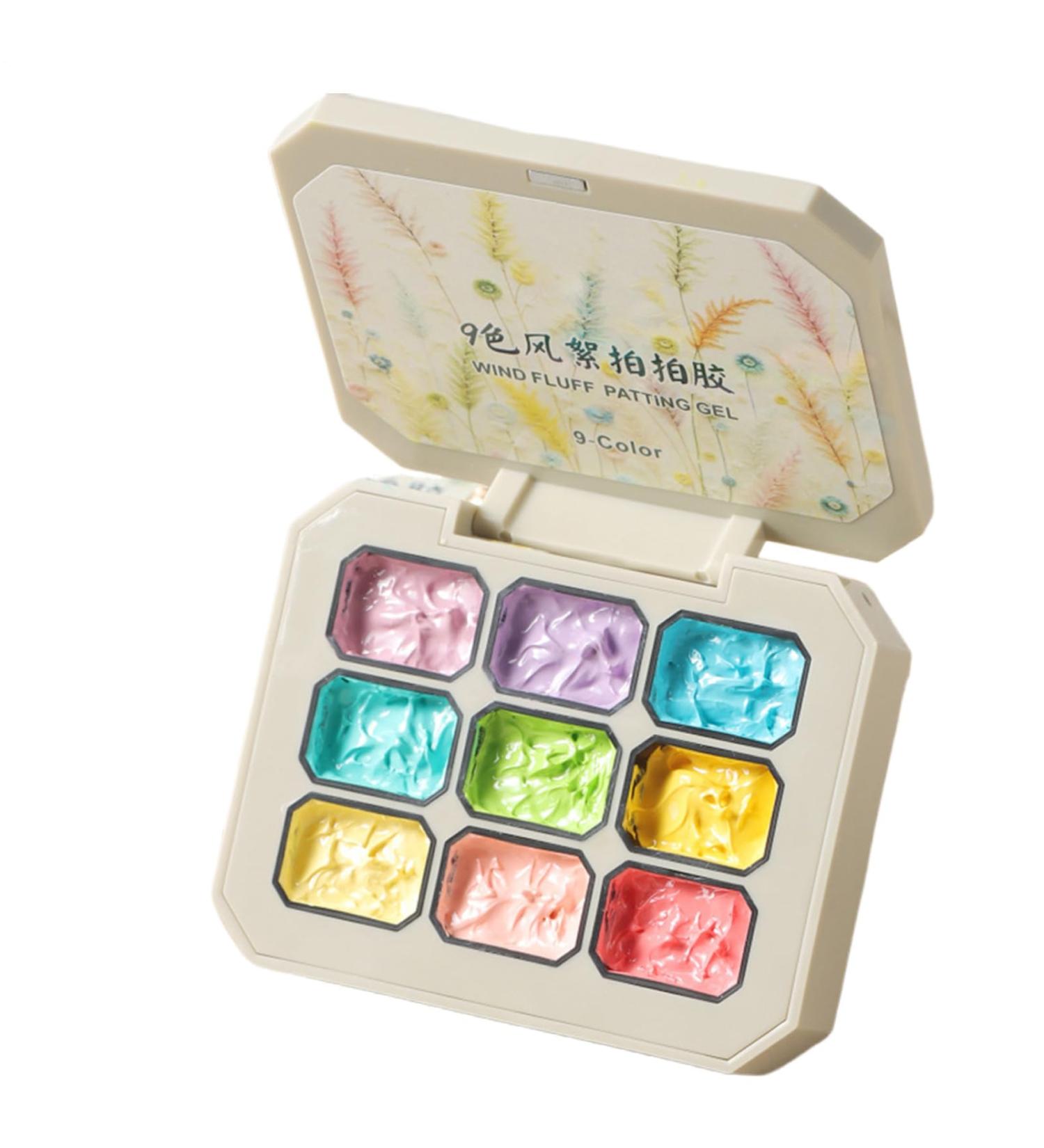 2 5 g x 9 - Vernis Gel D grad Gel Manucure Arc-en- Solide Ensemble de Ge Tapotant | Manucure Arc-en- Longue Dur e Soins de Beaut Kit pour Filles Femmes Anniversaires Usage S - Buy Online on GoSupps.com