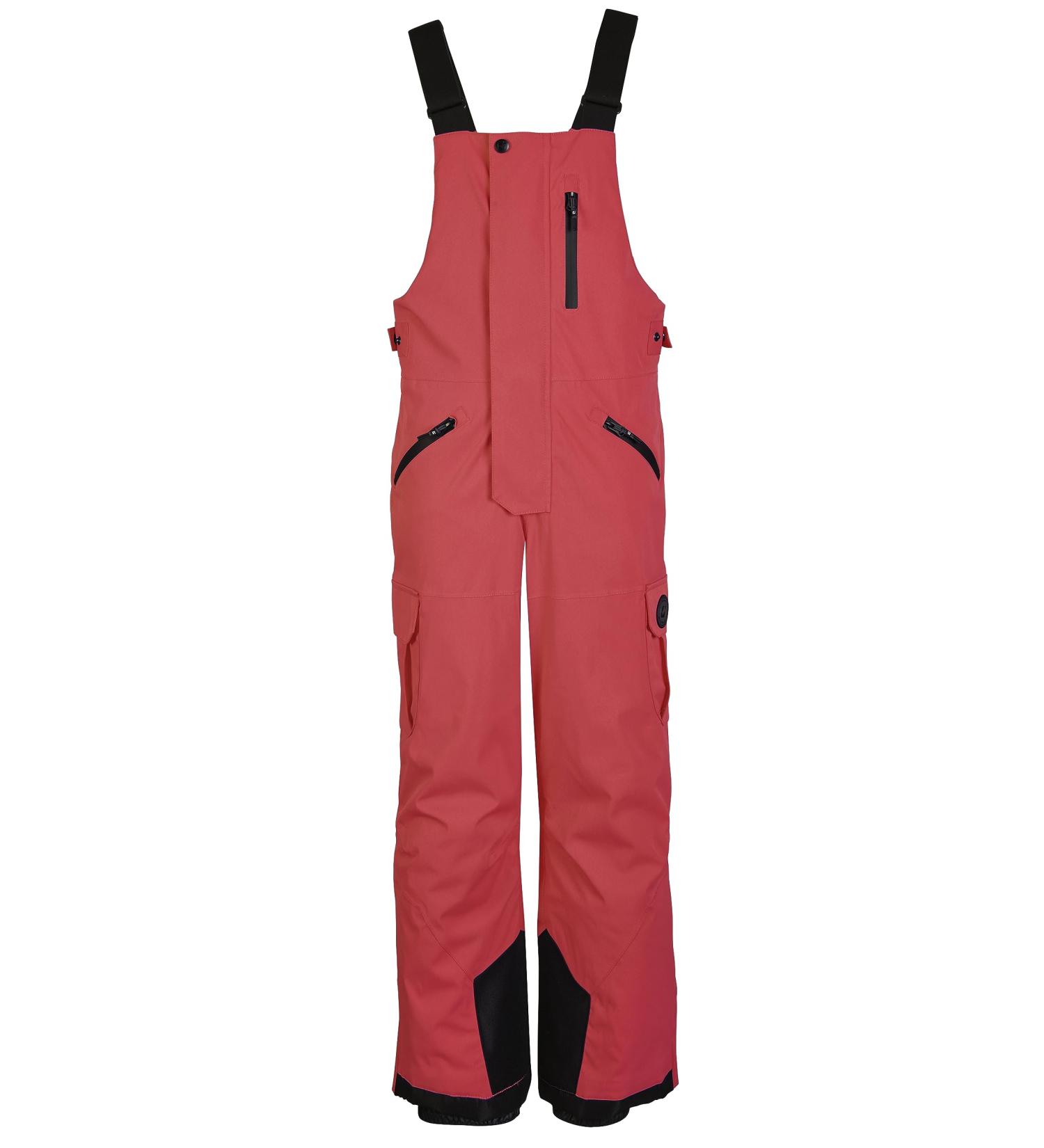 killtec children's functional dungarees/ski pants with snow guard and edge protection KSW 120 KDS SKI PNTS Coral pink 152 39659-000