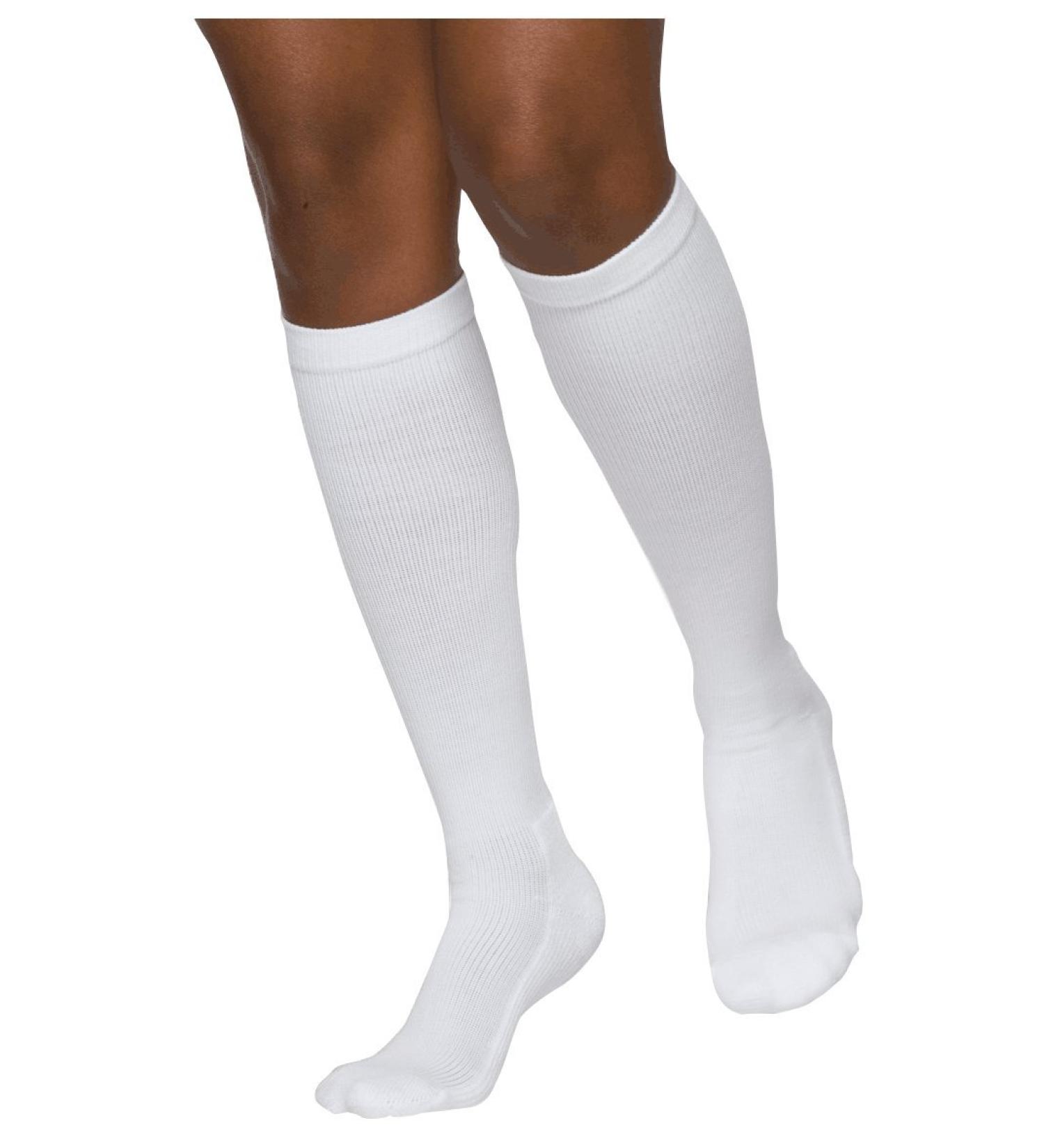 Sigvaris Men  s Motion Cushioned Cotton 360 Closed Toe Calf-High Socks 20-30mmHg