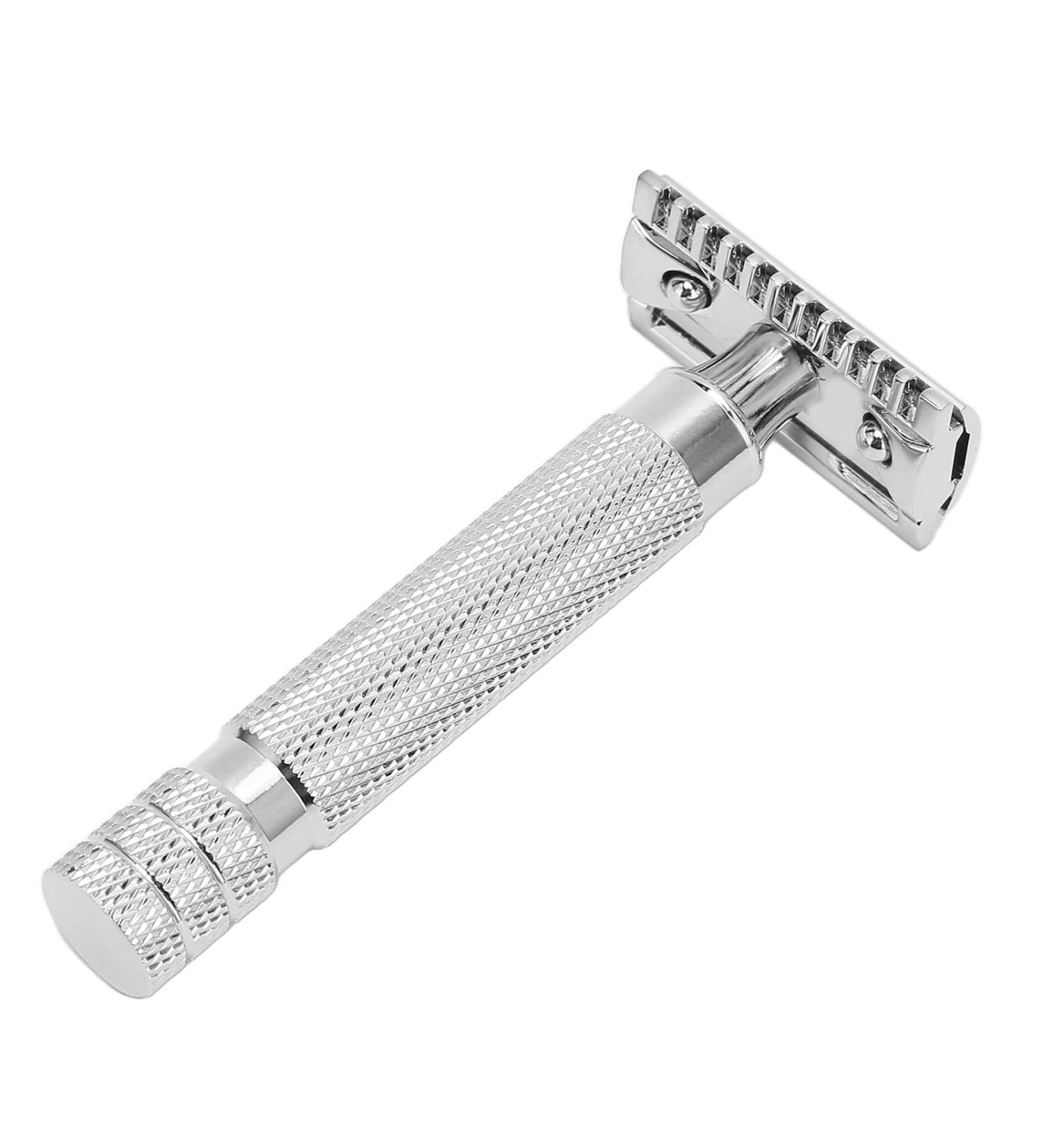 Heepdd Manual Razor - Rust-Free Aluminum Easy to Clean Ergonomic Handle Perfect Gift - Buy Online on GoSupps.com