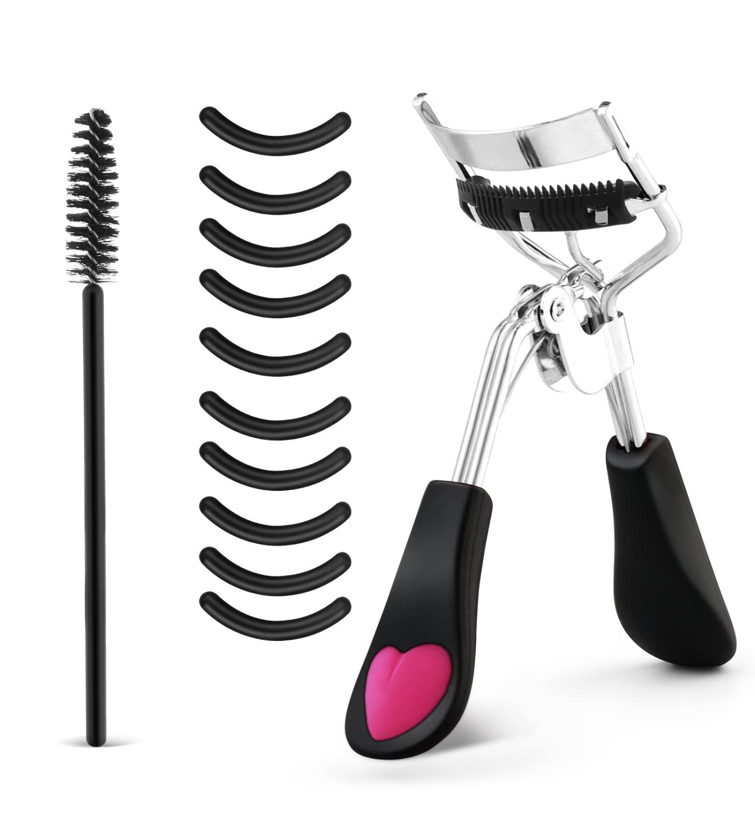 Sibba Professional Eyelash Care Tool Set - No Pinching Durable Eyelash Pliers Silicone Refill Pads & Brush for All Eye Shapes | Perfect Makeup Accessory for Women - Buy Online on GoSupps.com