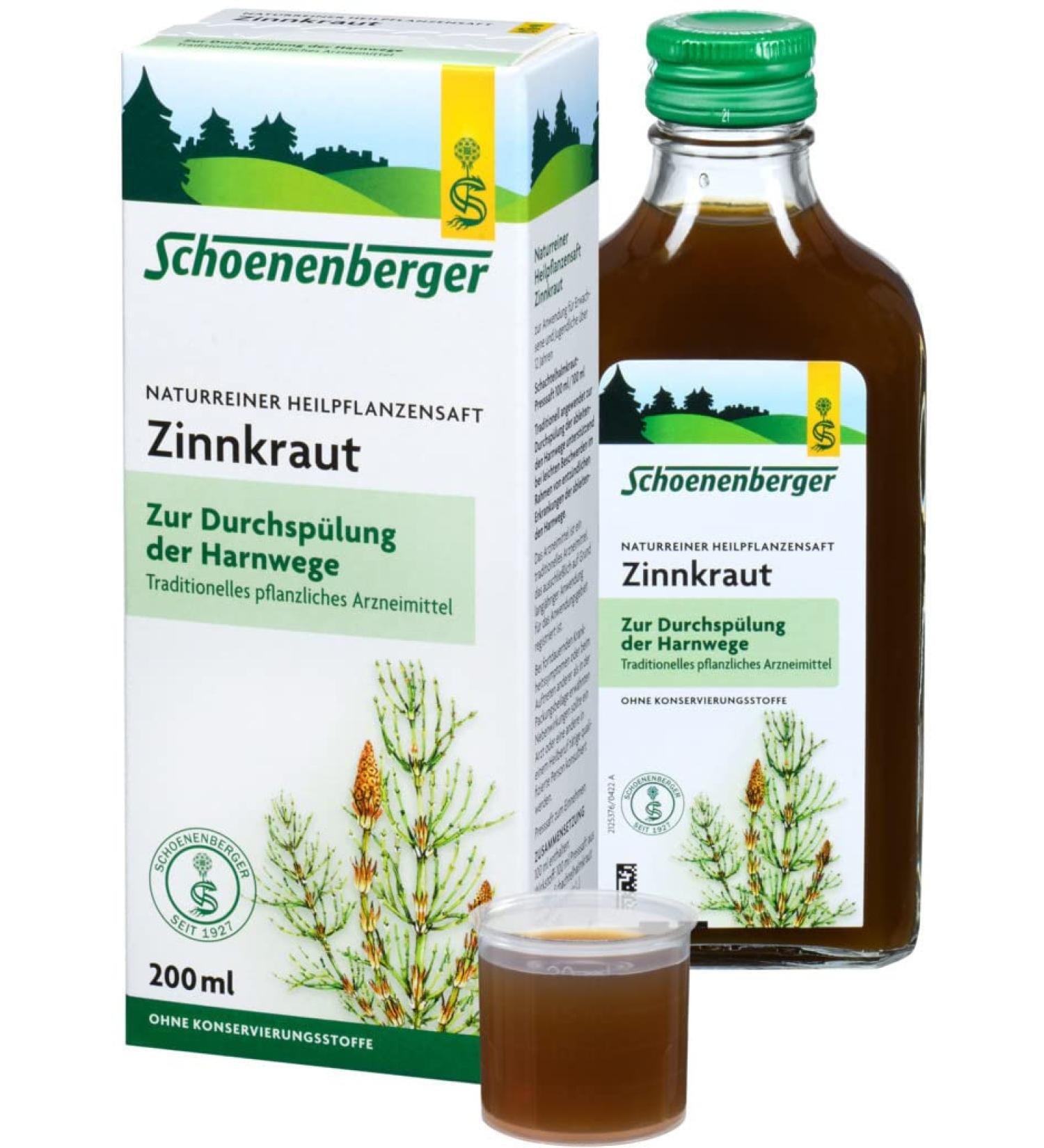 Schoenenberger Horsetail natural medicinal plant juice WS (6 x 200 ml)