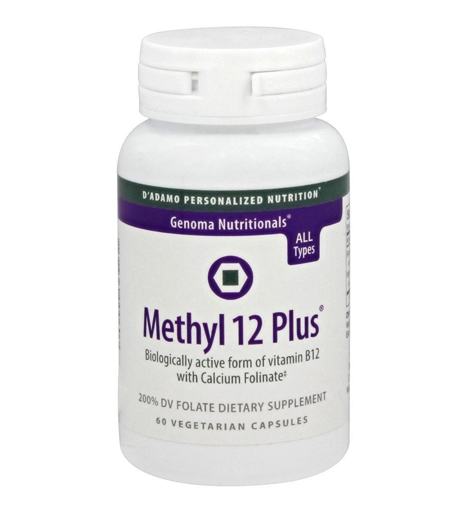 D'Adamo Personalized Nutrition Methyl 12 Plus 60 Count