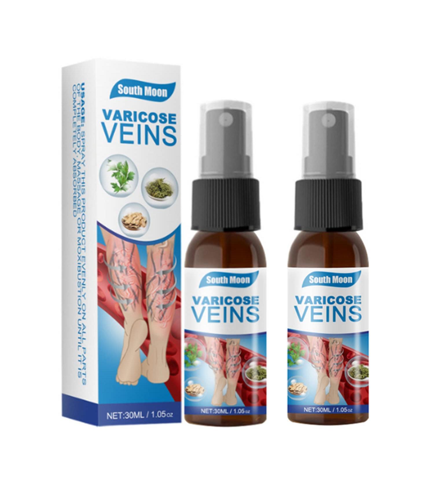 2pcs Veinhealing Varicose Veins Treatment Spray Veinhealing Varicose Veins Spray Vein Healing Varicose Veins Treatment Spray for Legs Varicose Veins Miracle Spray (30ml) - Buy Online on GoSupps.com