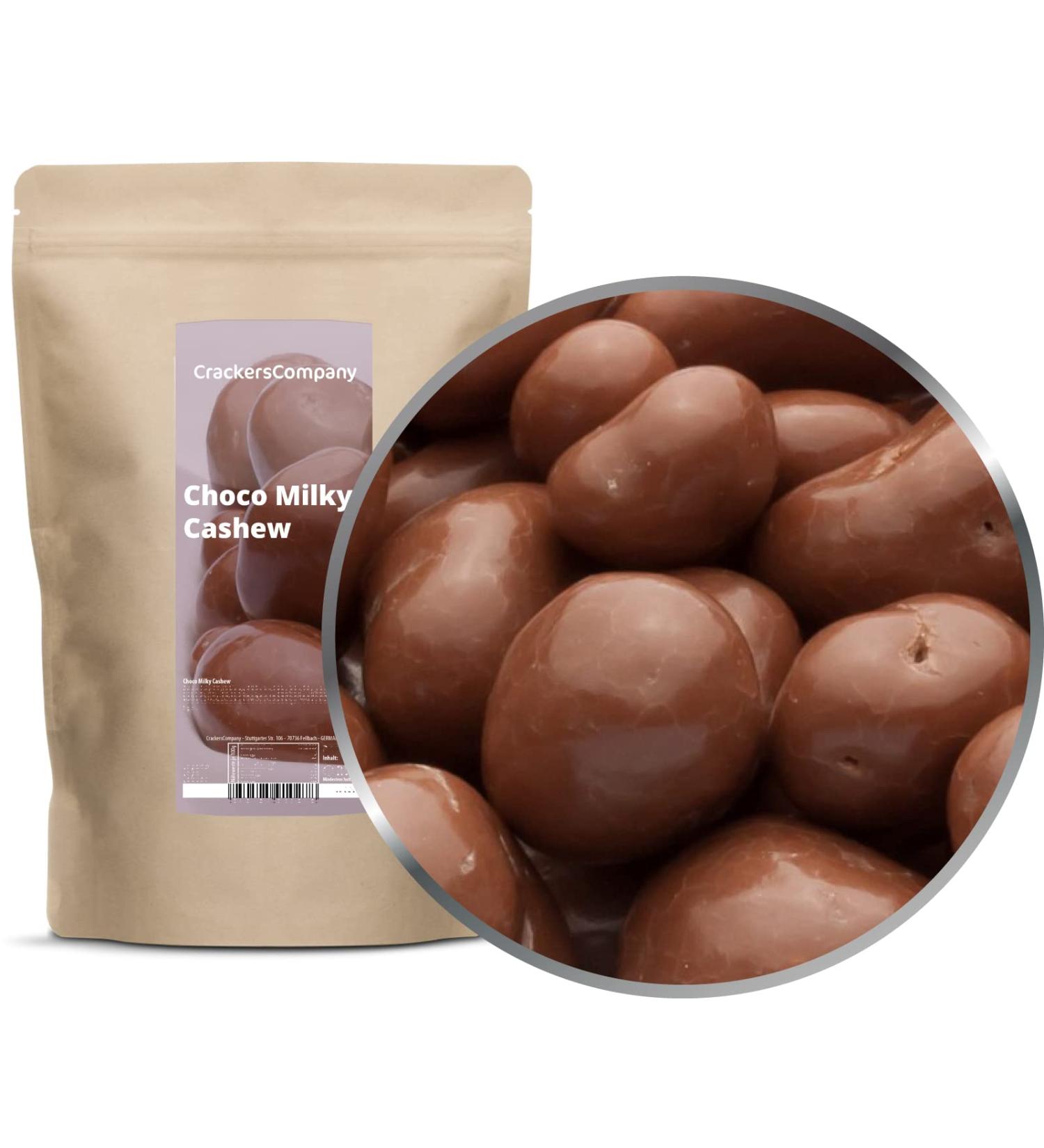 Buy 700g Cashew Nuts in Milk Chocolate - Vegetarian & Gluten-Free | Premium Quality Snack - Buy Online on GoSupps.com