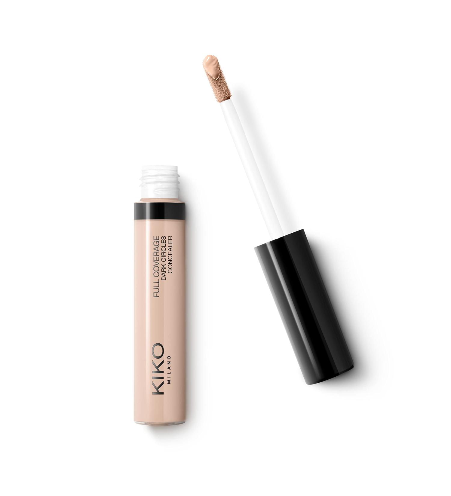 Kiko Milano Full Coverage Dark Circles Concealer 06 - Liquid Concealer for Eyes & Face | High Opacity Hazelnut - 1 Pack - Buy Online on GoSupps.com
