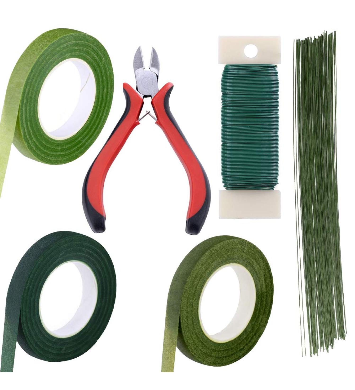 Supla Floral Arrangement Kit - Wire Cutter, Stem Wire, Floral Tape for Bouquet Wrapping - Florist Tools Set - Buy Online on GoSupps.com