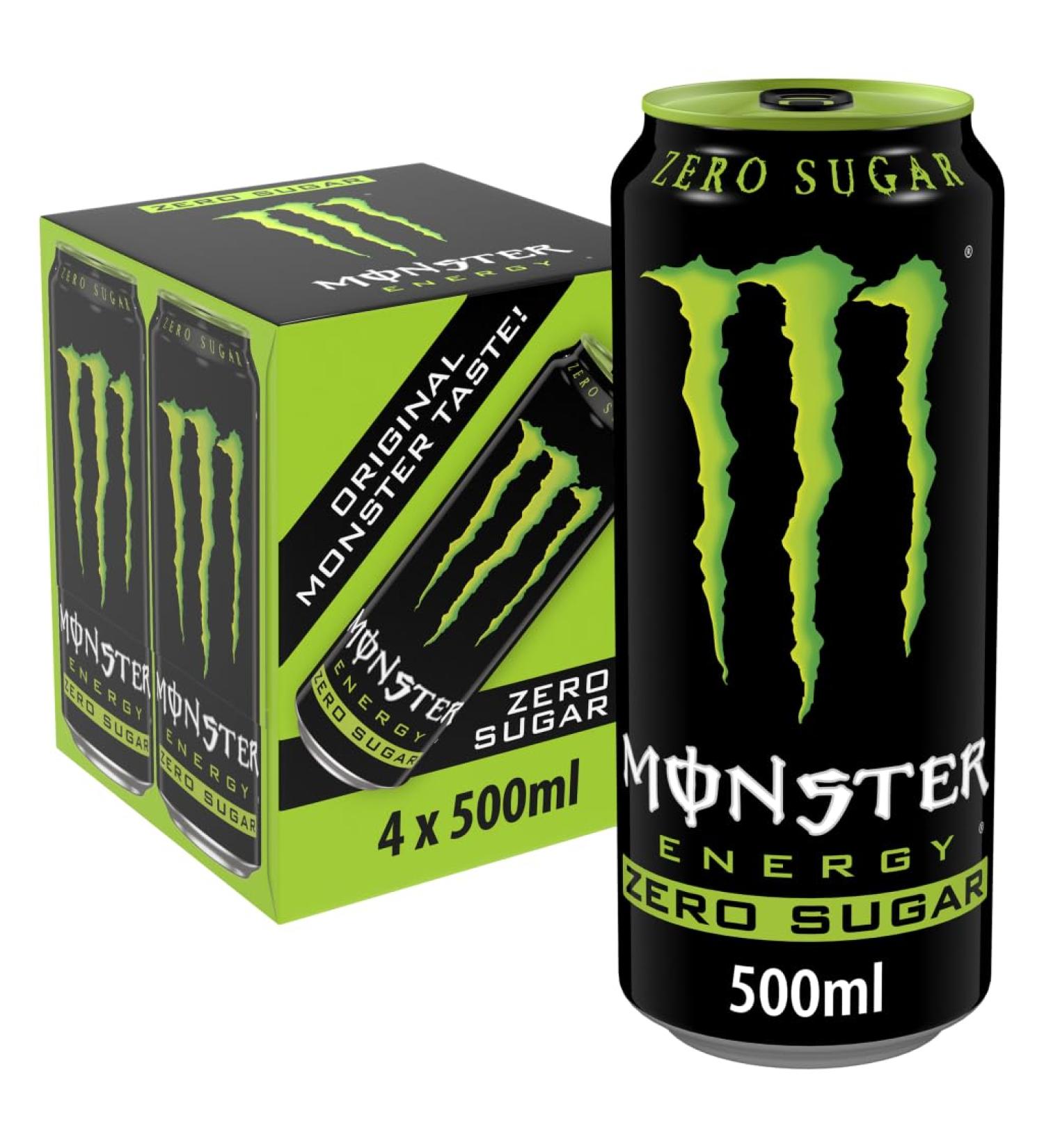 Monster Energy Zero Sugar 4 x 500ml