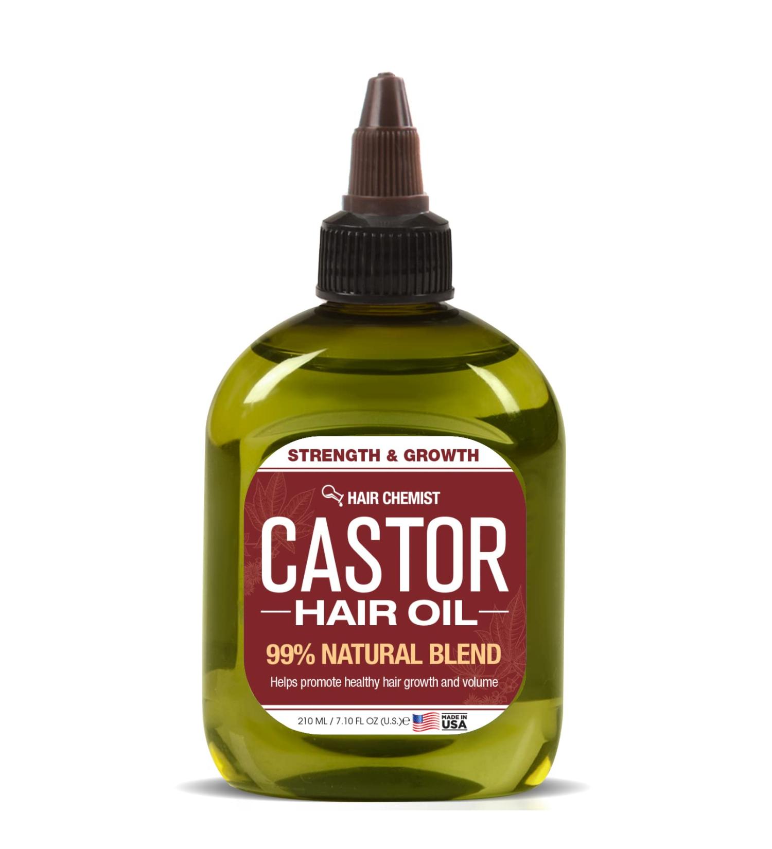 Hair Chemist Natural Castor Hair Oil 7.1 oz. - Strengthen & Stimulate Hair Growth with Pure Castor Oil - Buy Online on GoSupps.com