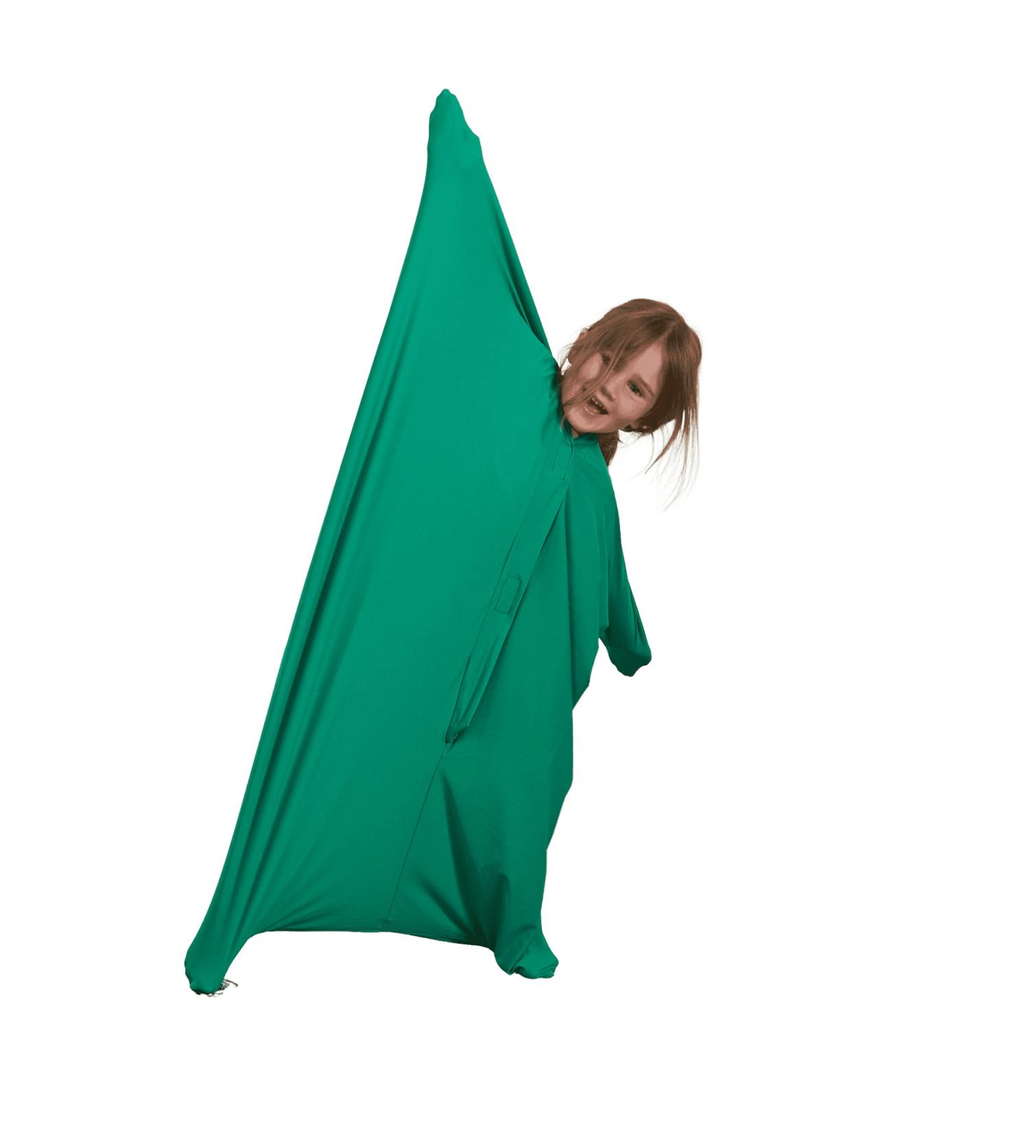 Sensory Direct Body Sock for Autism - Small & Green | for Kids Adults Boys & Girls | Full Body Wrap for Hyposensitivity Compression Anxiety ADHD ASD Special Needs Small (100cm x 60cm) Green