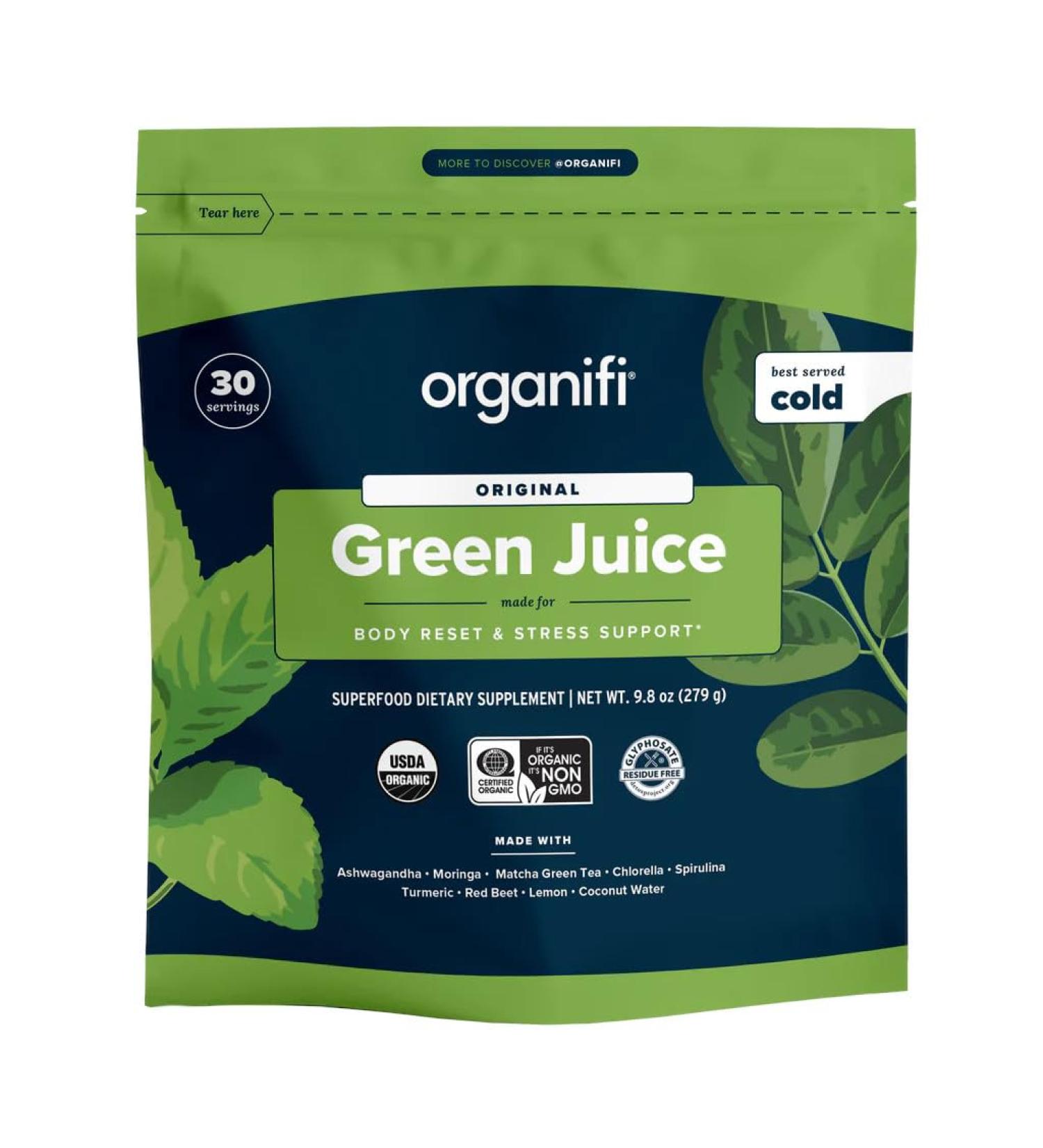 Organifi Green Juice Powder 9.8 Ounce - Buy Online on GoSupps.com