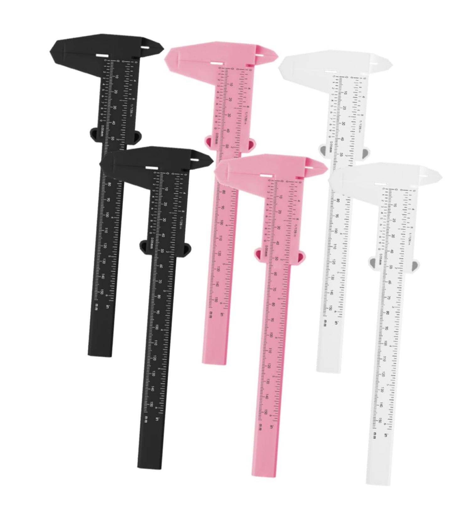 Beavorty 18 Pcs Locating Rule Mini Ruler Small Calipers Tools T Ruler Pocket Calipers Mold Printable 1 count (Pack of 1) Assorted Colorx3pcs - Buy Online on GoSupps.com