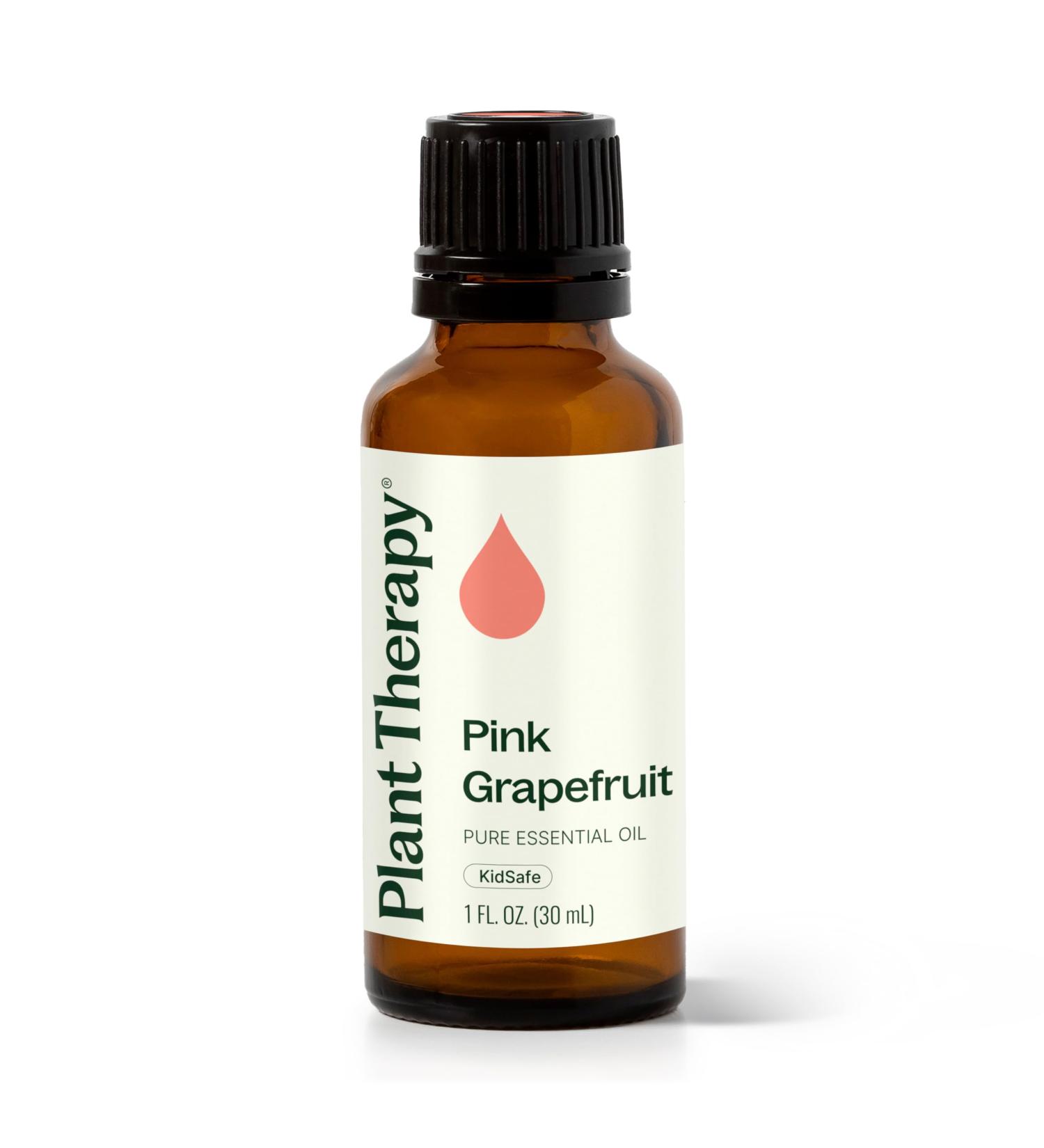 Plant Therapy Pink Grapefruit Essential Oil Pink 30 mL (1 oz) 100% Pure Undiluted for Aromatherapy Skin Hair & Home - Buy Online on GoSupps.com