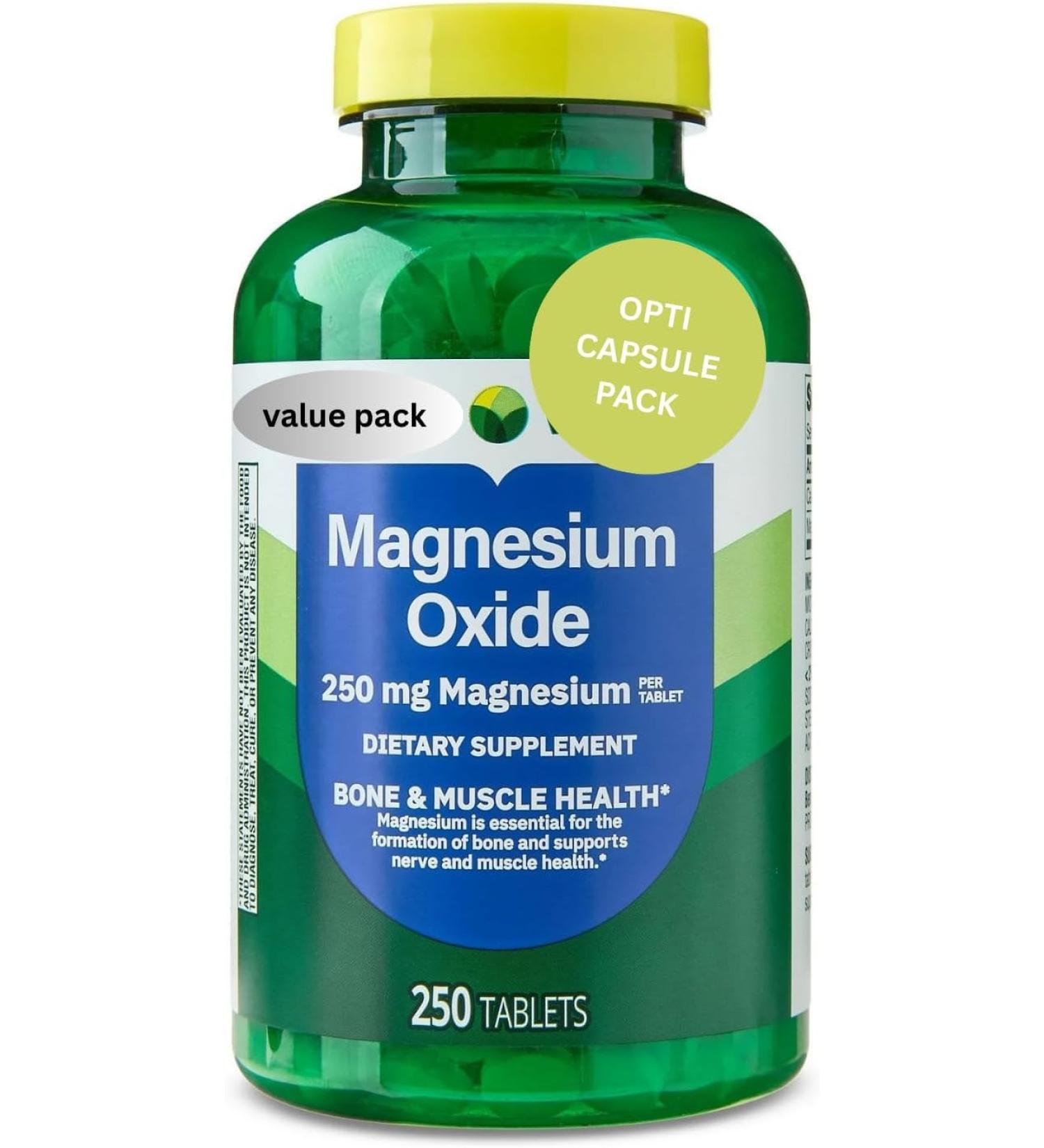 Elesb o 22 Magnesium 250 mg Tablets Bone & Muscle Wellness Support High-Potency Daily Supplement 250 Count - Buy Online on GoSupps.com
