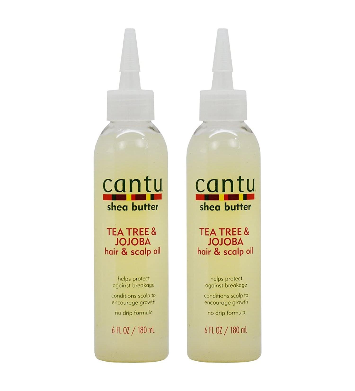 Cantu Shea Butter No Drip Hair & Scalp Oil - 6 oz (Pack of 2) | Nourish & Repair Your Hair | International Shipping Available - Buy Online on GoSupps.com