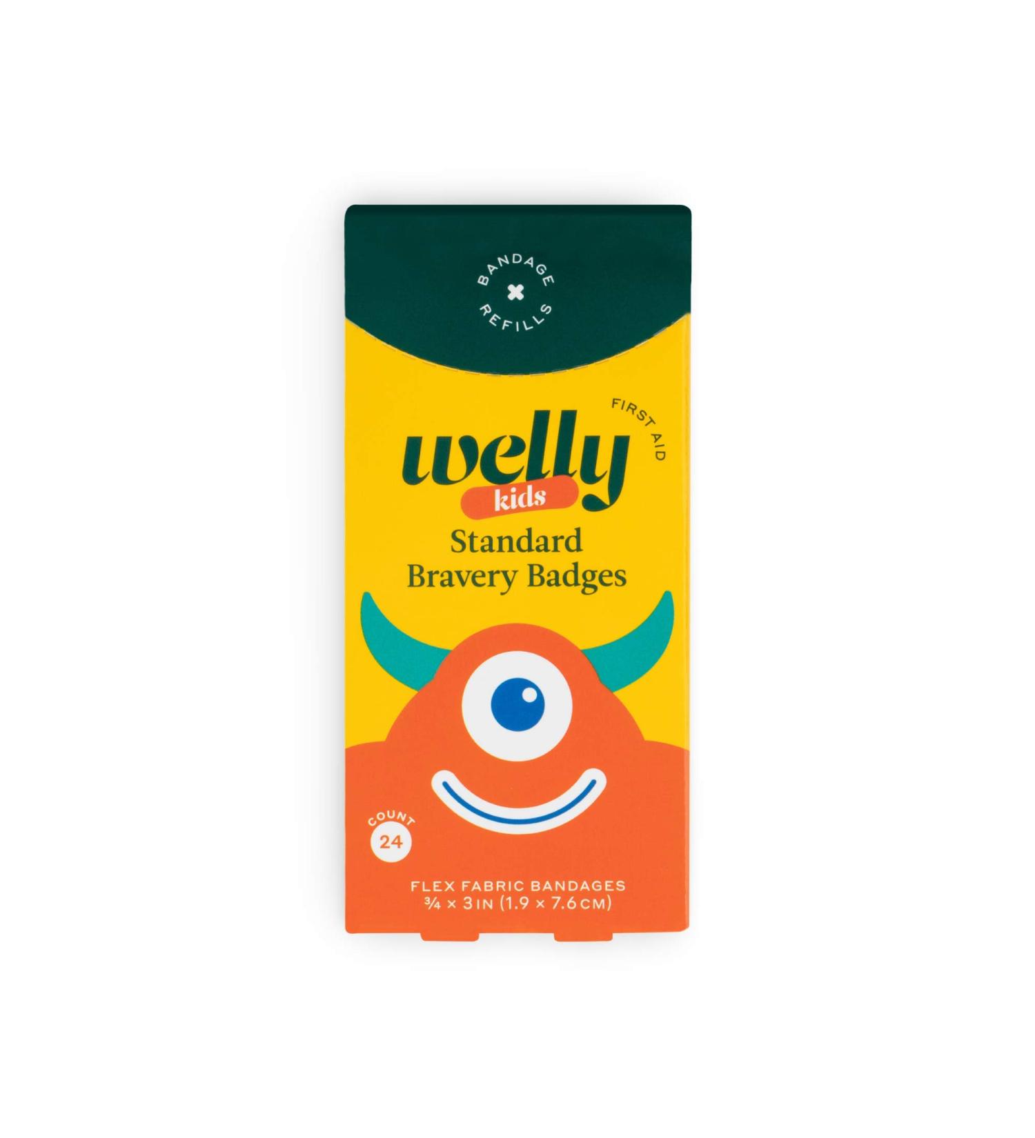 Welly Kids Monster Bandages - 24 Count Standard Replenishment Pack - Buy Online on GoSupps.com
