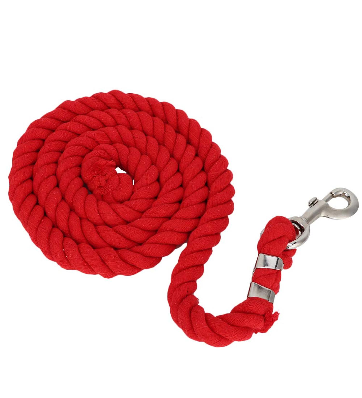 Felenny Horse Rope Leash Thickened Colorful Woven Bolt Rope Strong Durable Horse Leads Braided Cotton Rope (Red) - Buy Online on GoSupps.com