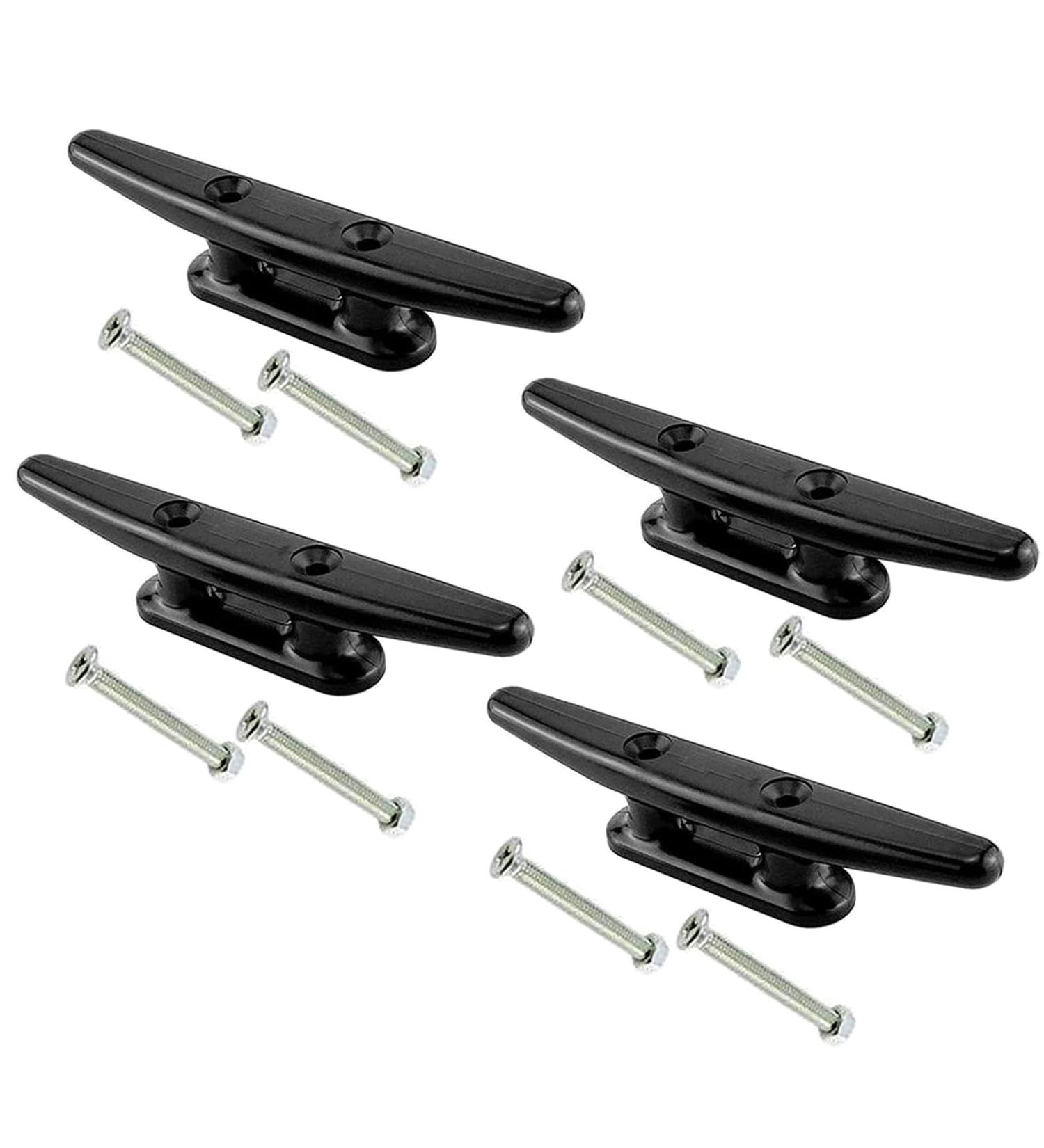 OSTARE Boat Nylon Cleat Kayak Cleat Set - 4 Pack, Black - 4 5 6 8 Inch Options - Buy Online on GoSupps.com
