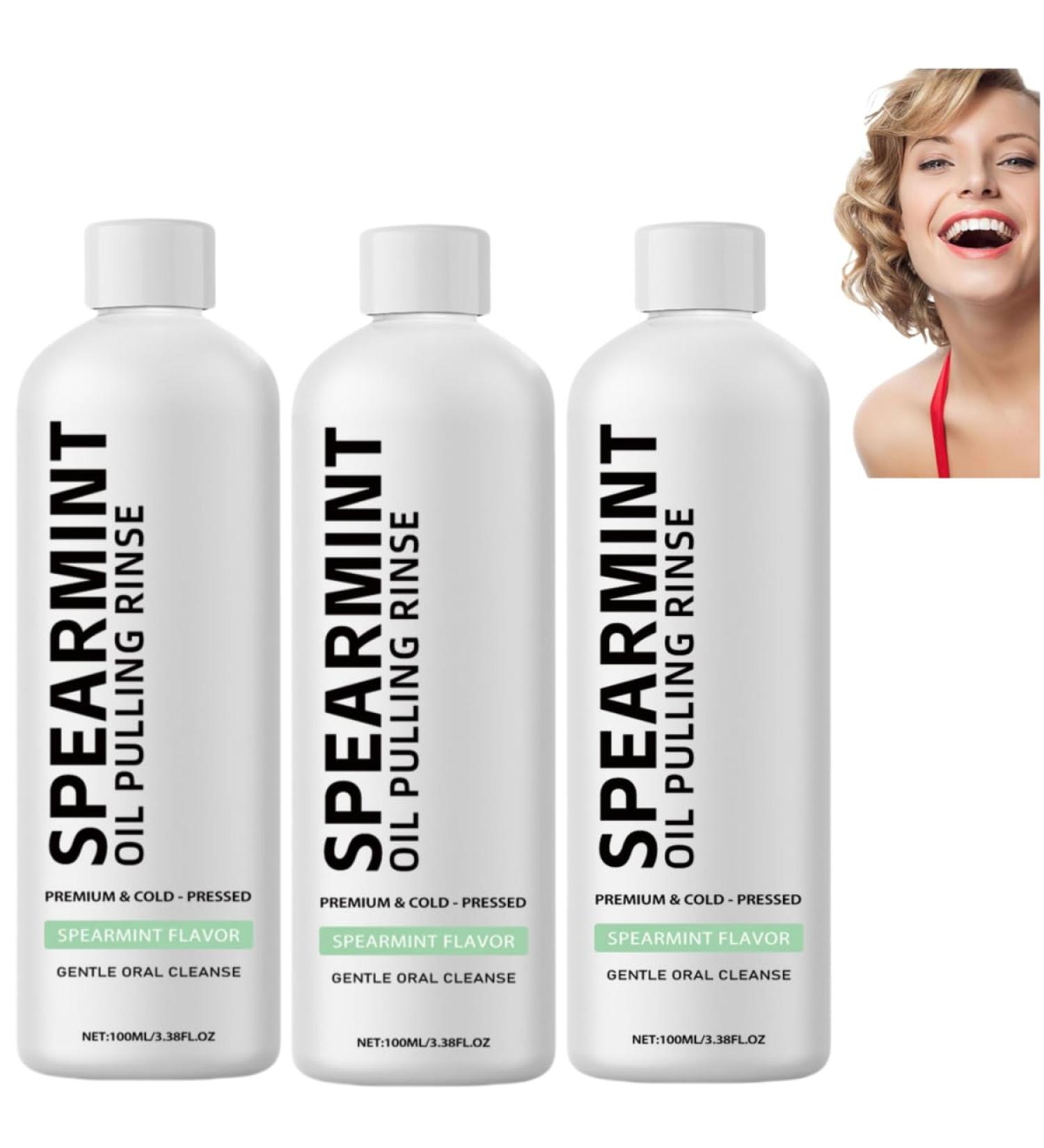 Bain de bouche l'huile blanche bain de bouche la menthe poivr e nettoyage en profondeur haleine fra che doux et efficace - Buy Online on GoSupps.com