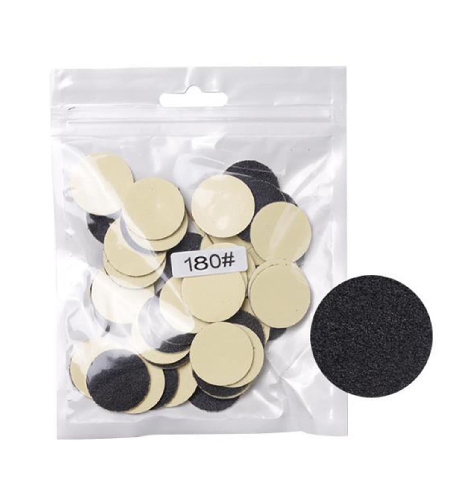 Lot de 50 disques abrasifs auto-adh sifs rempla ables Grain 80/180 Black Aa
