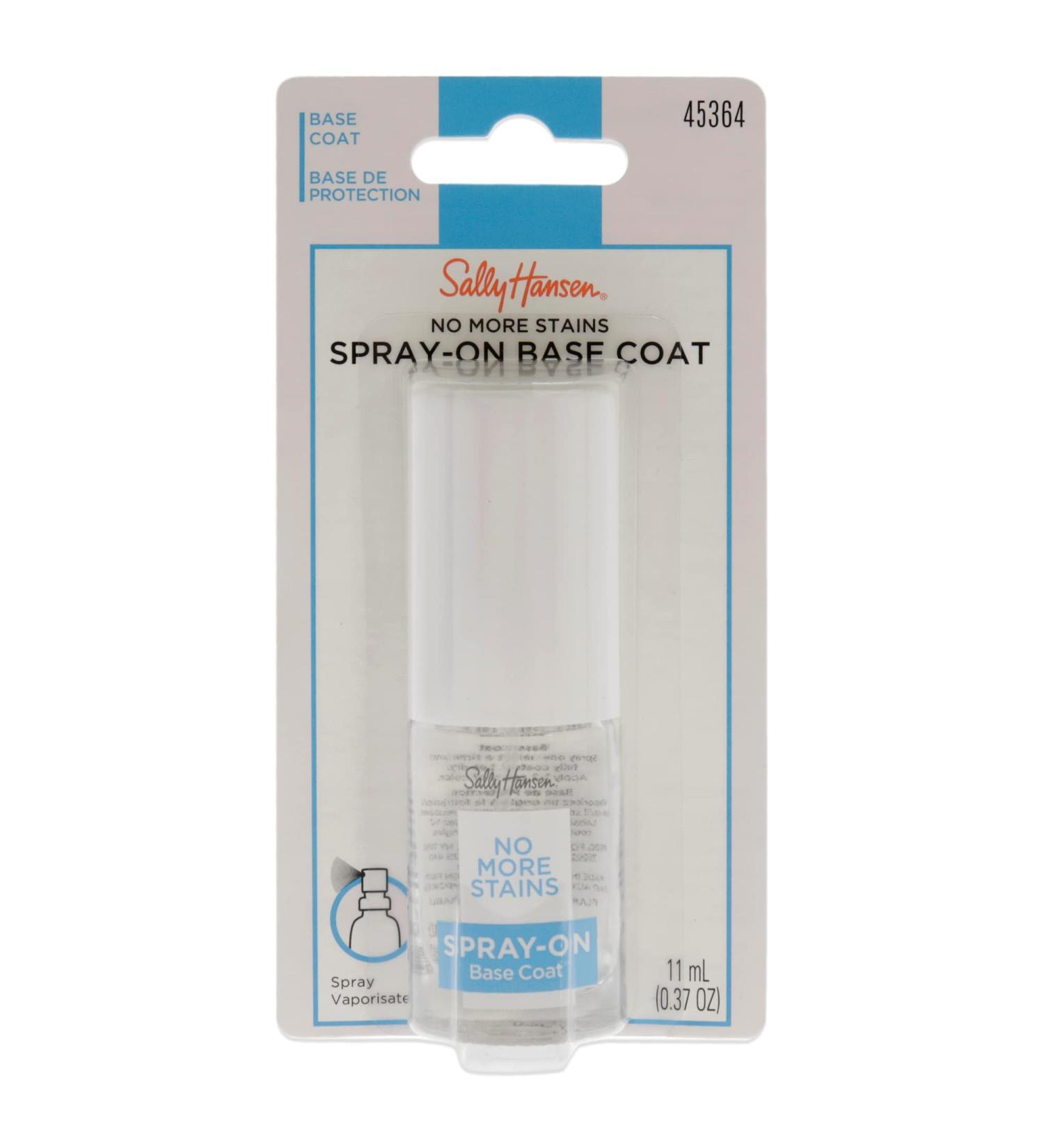 Sally Hansen Treatment No More Stains Base Coat  0.37 Fluid Ounce 0.37 Fl Oz (Pack of 1)