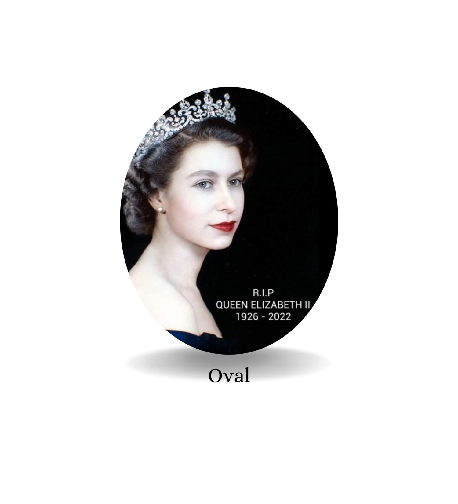 Royal Queen Elizabeth RIP 2022 Royalty Tribute Edible Premium Thick Wafer Card Standing Cupcake Toppers Birthday Party Cake Decorations (12x 2 Cupcake Toppers (Pre-cut) Oval) - Buy Online on GoSupps.com