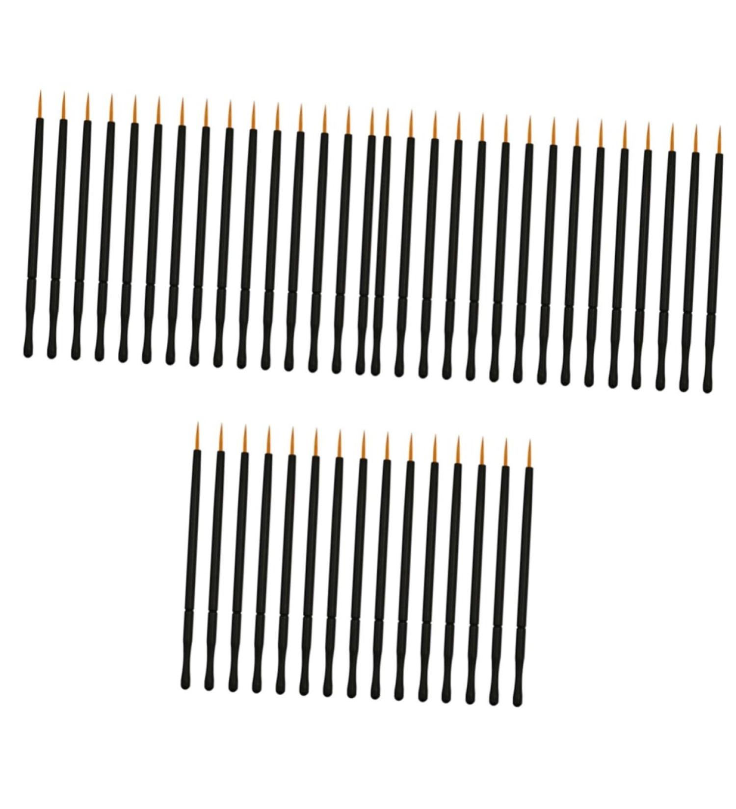 NOLITOY 150 pcs Tips Orange Tools Wand Eye Liquid Eyeliner Cosmetics Makeup Brush 10X0.5cmx3pcs Orangex3pcs - Buy Online on GoSupps.com