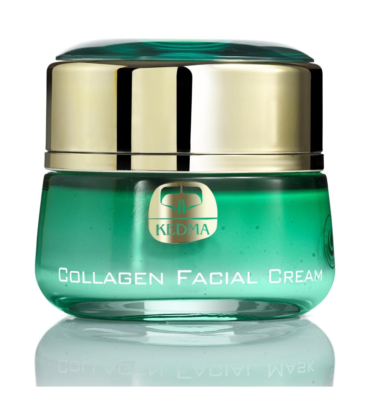 Kedma Facial Cream with Collagen and Dead Sea Minerals AntiAging and Nourishing For all skin types 50g - Buy Online on GoSupps.com
