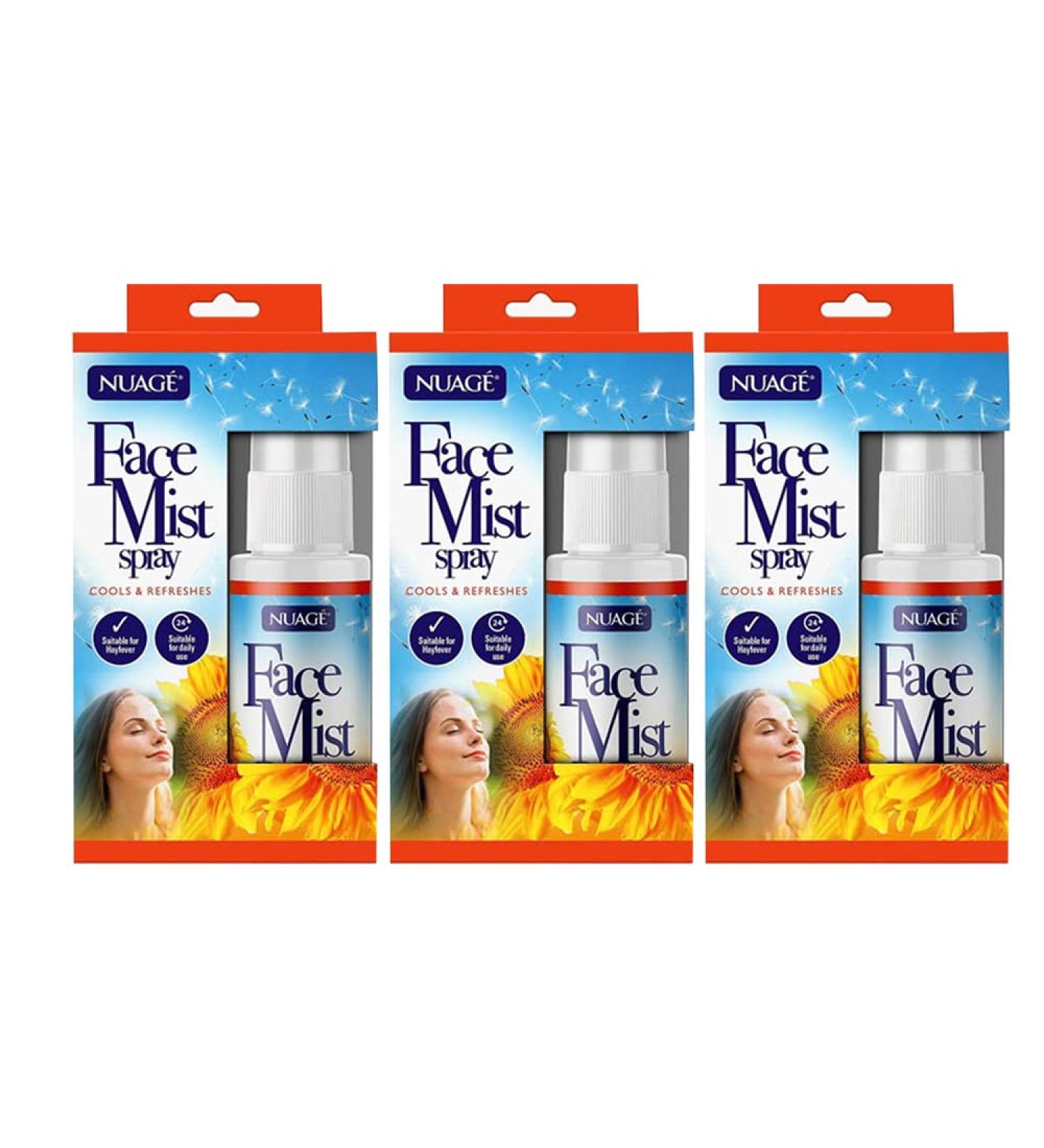 Hayfever Relief Cooling Face Mist Spray- Eye Mask for Cooling- Cool & Fresh Moisture Spray for Eye- Suitable for Daily Use (150ml) (Pack Of 3) - Buy Online on GoSupps.com