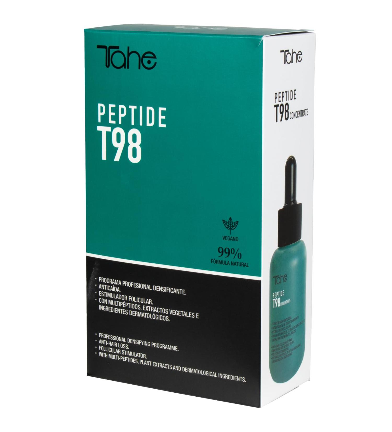 Tahe Peptide T98 Anti-hair loss densifying pack with Multi-peptides: Concentrate 50 ml + Peptide T98 Shampoo 300 ml - Buy Online on GoSupps.com